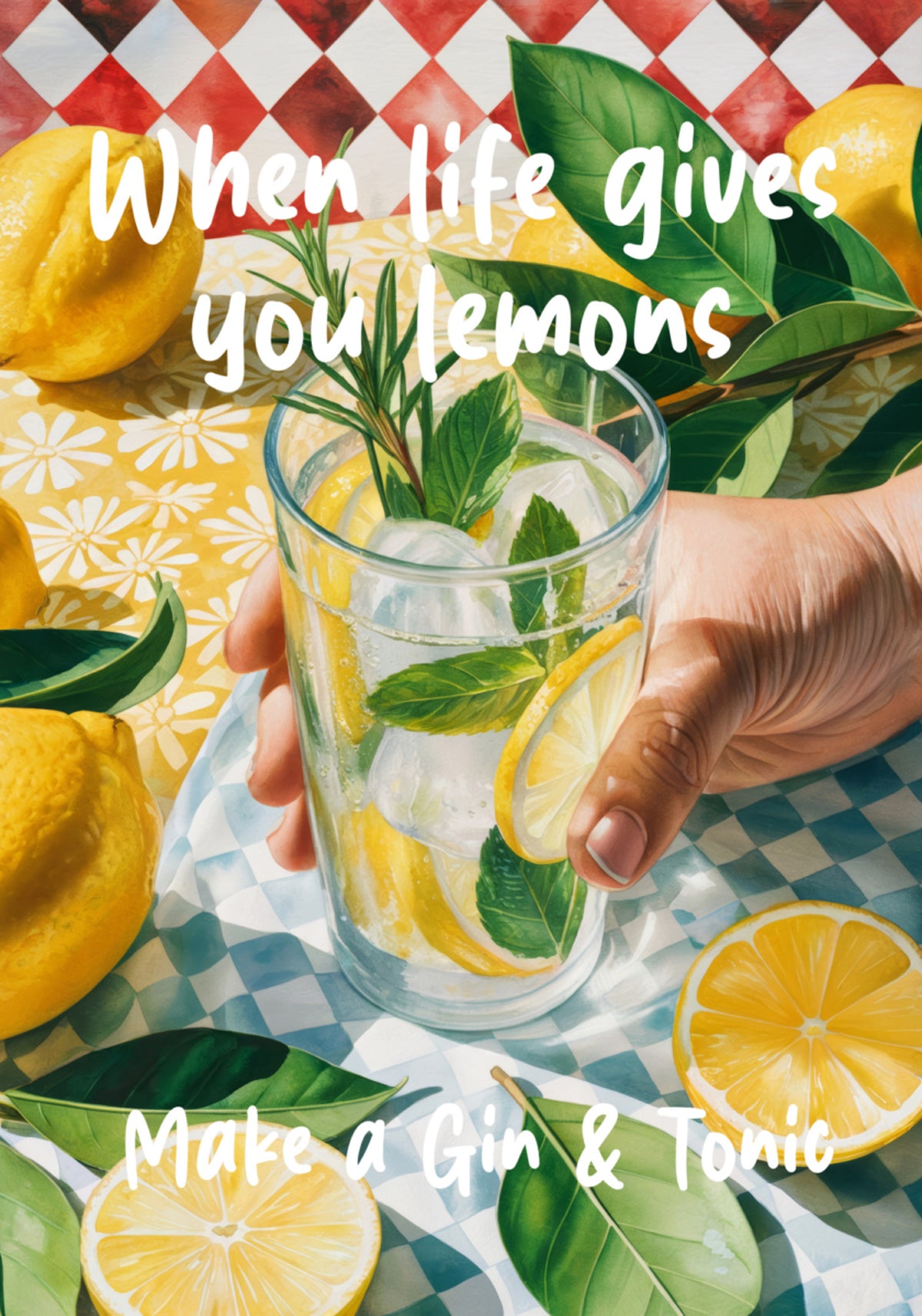 Quando a vida lhe der limões, faça um Gin & Tonic