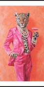 Martini de terno rosa leopardo