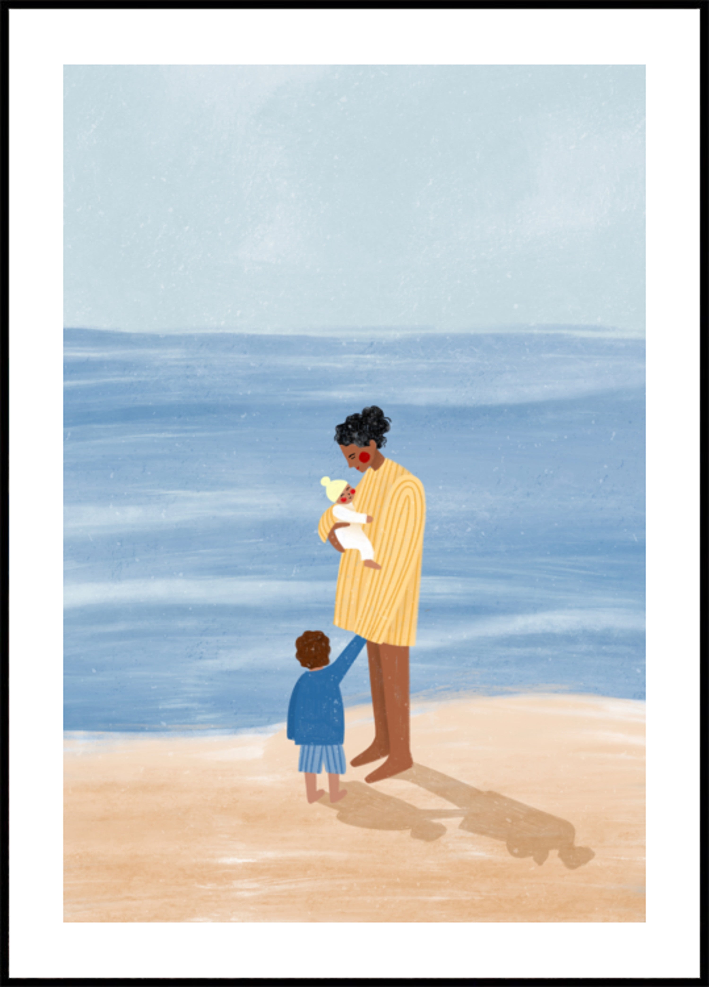 Dia de praia em família