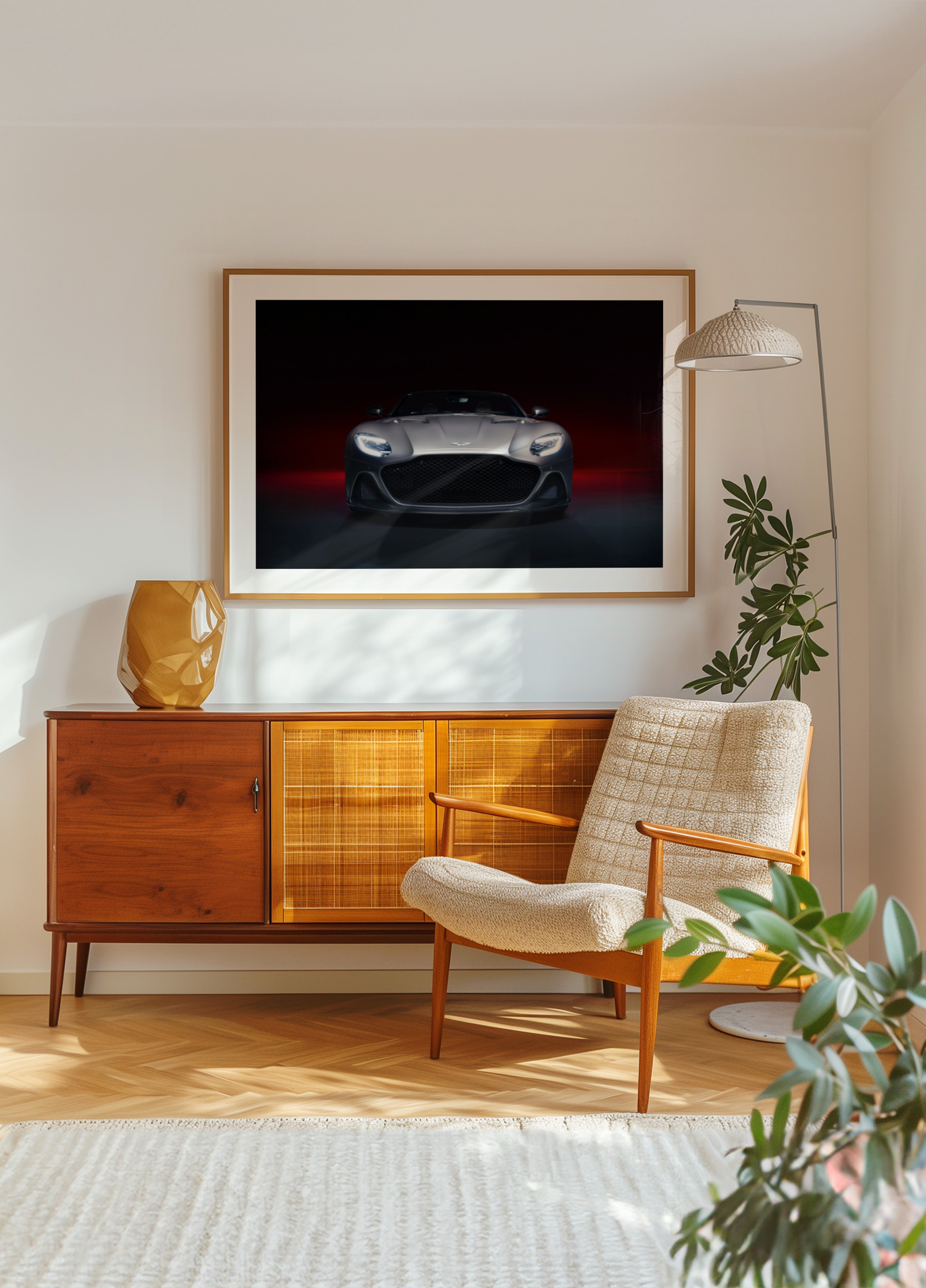 Carro esportivo dramático