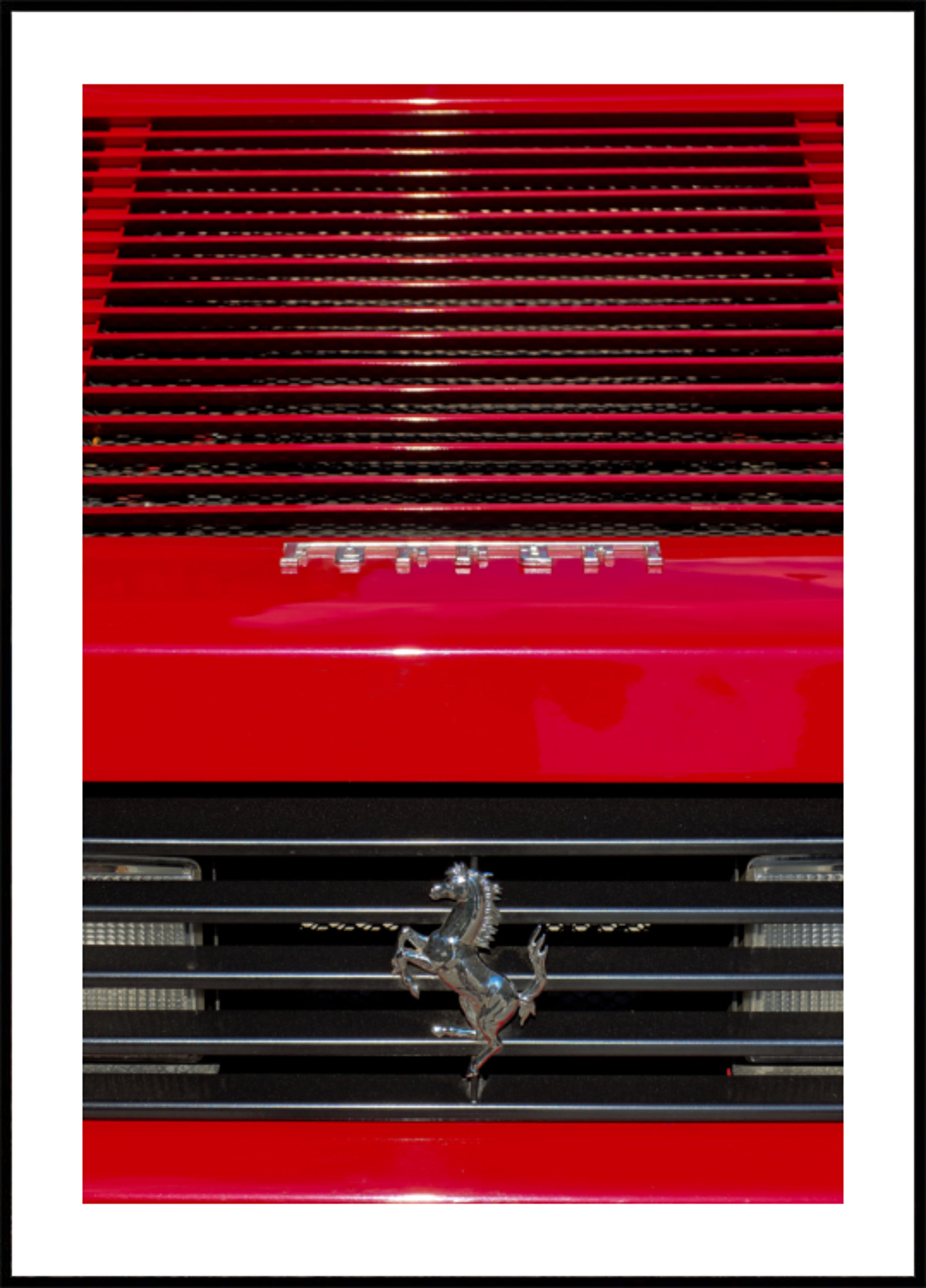 Carro esportivo vermelho clássico