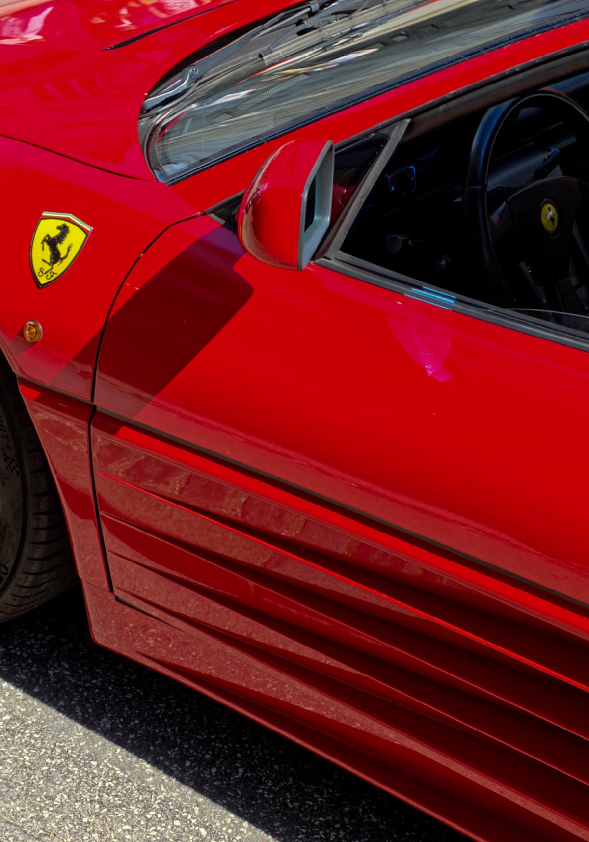 Página de carro esportivo vermelho