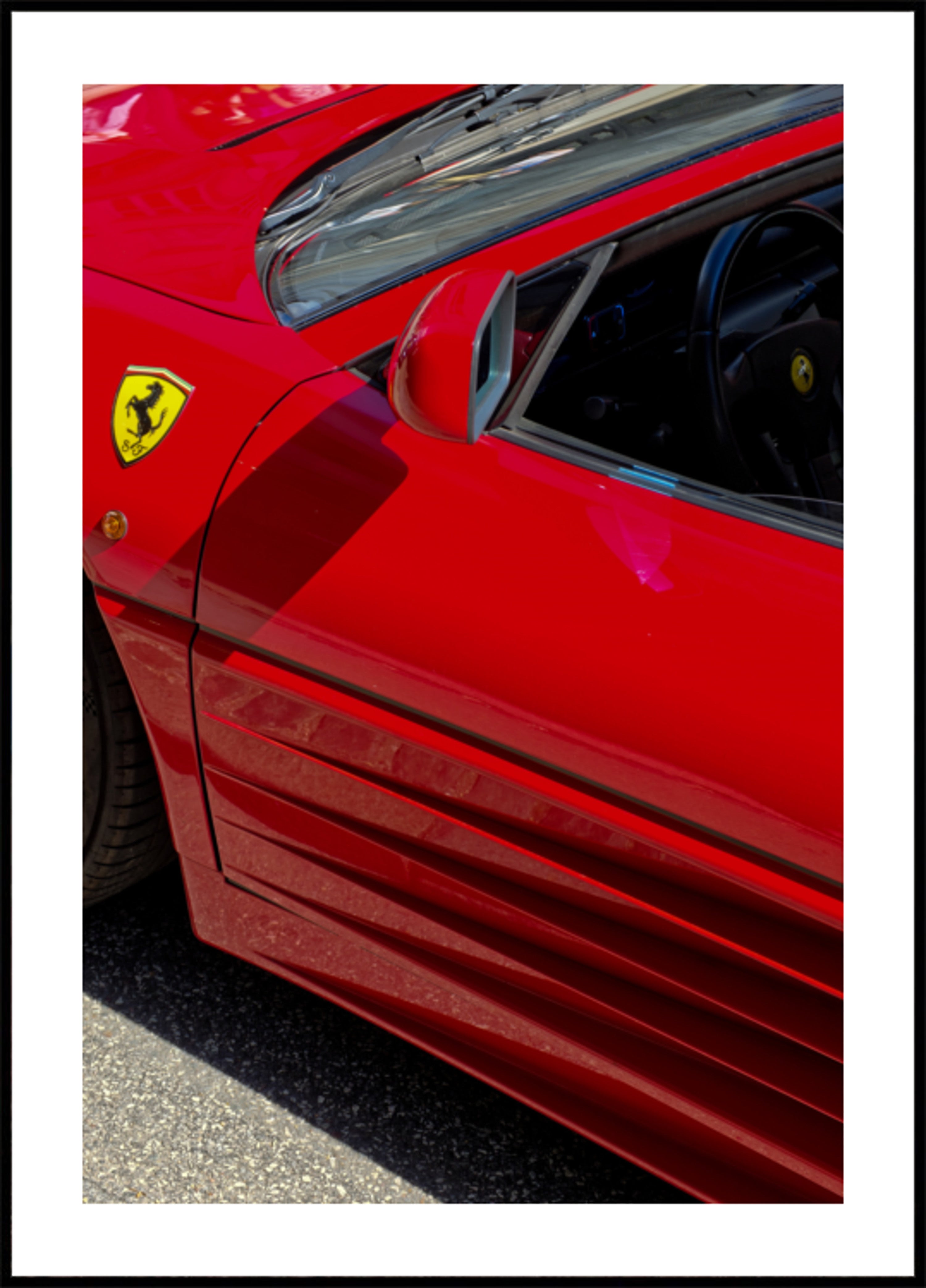 Página de carro esportivo vermelho
