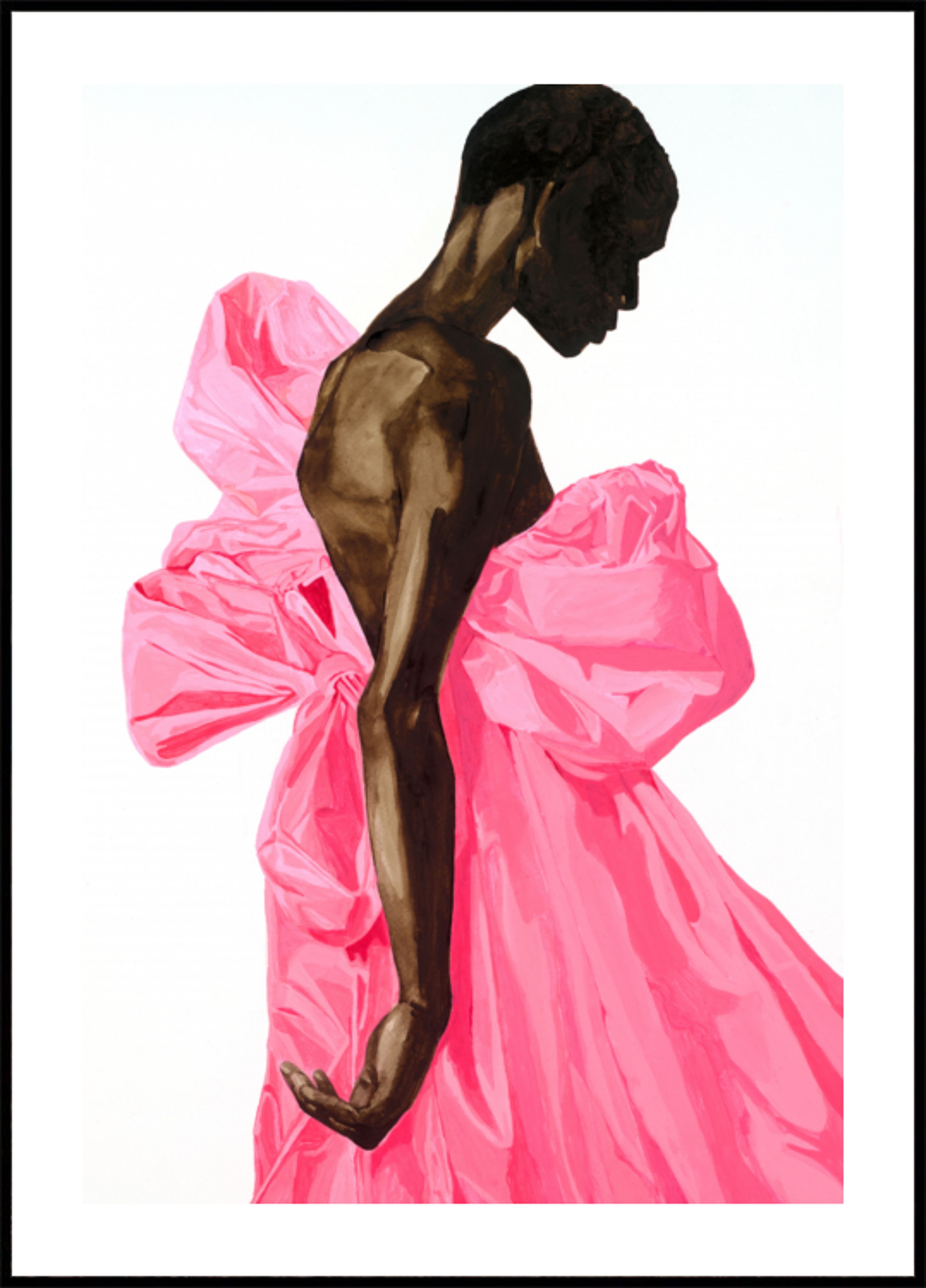 Vestido Laço Rosa Vibrante