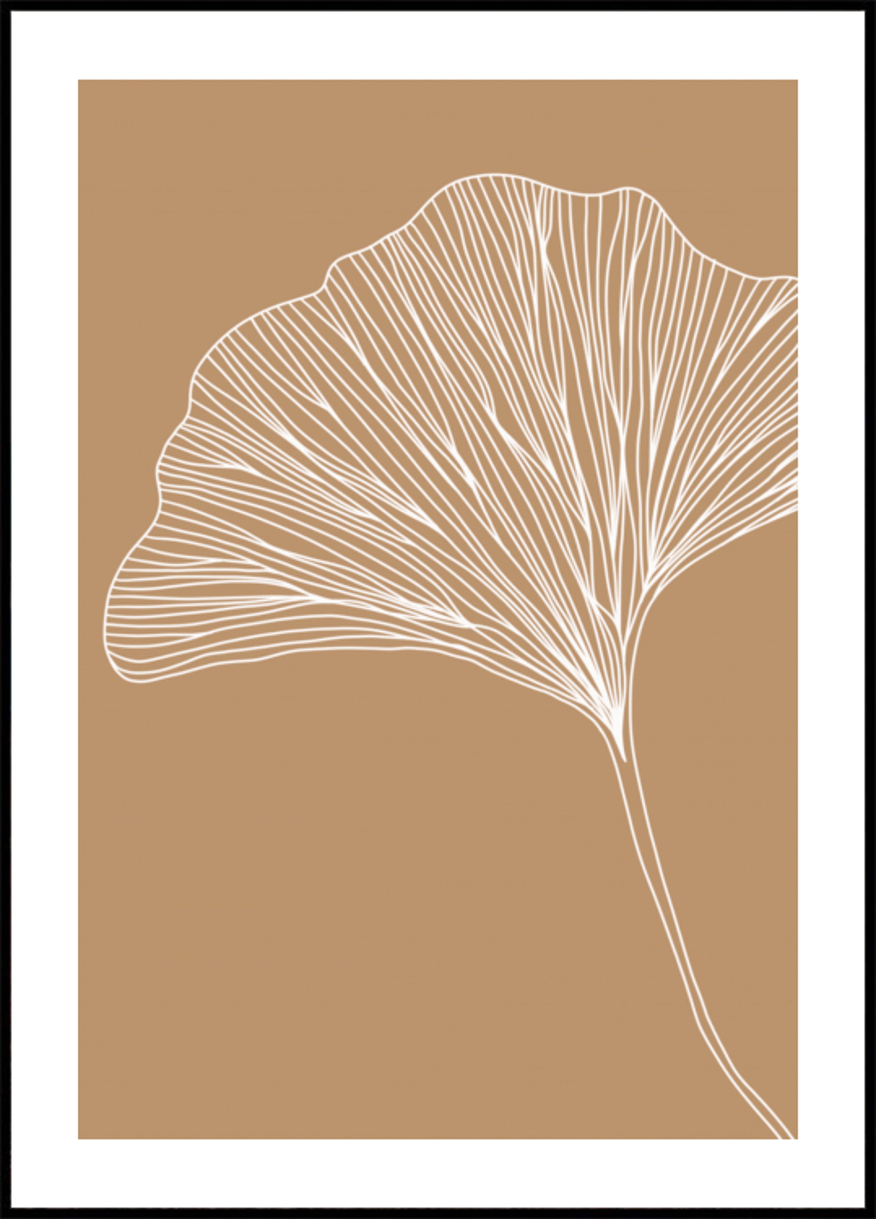 Folha Elegante de Ginkgo