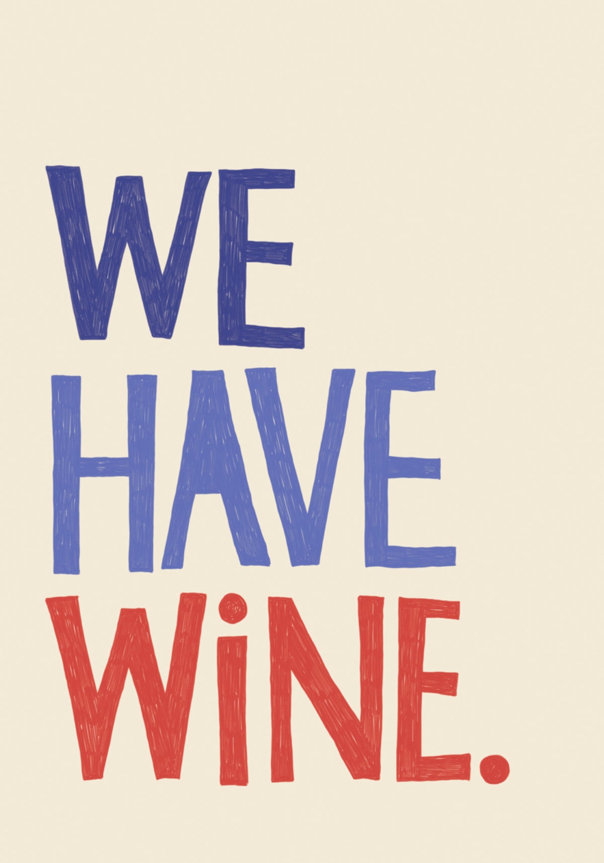 Temos mensagem sobre vinho
