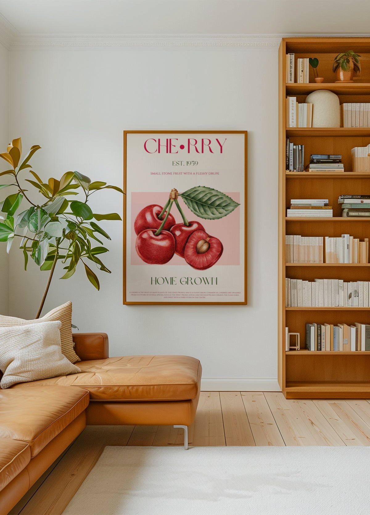 Cerejas cultivadas em casa