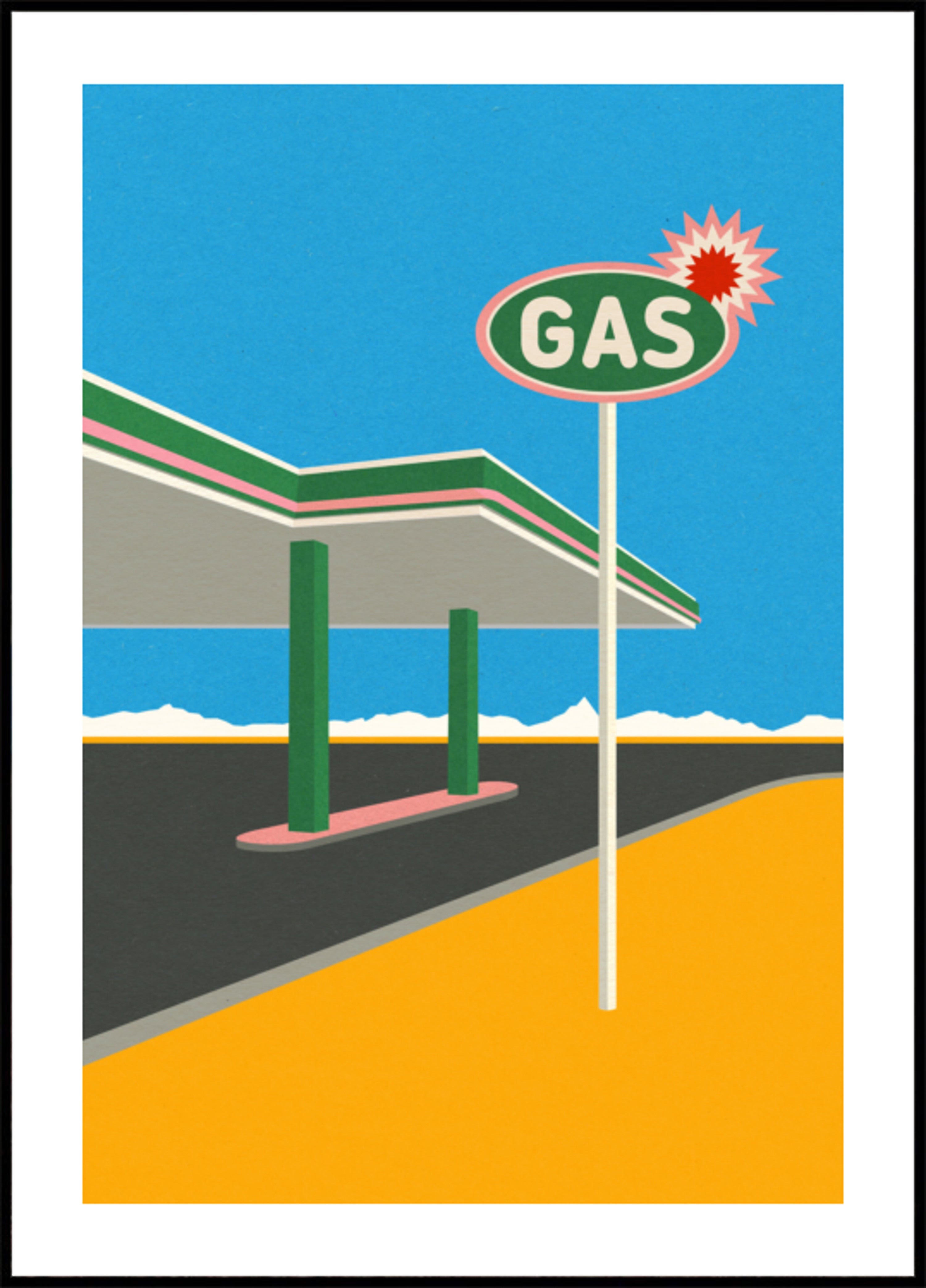 Posto de gasolina de faísca