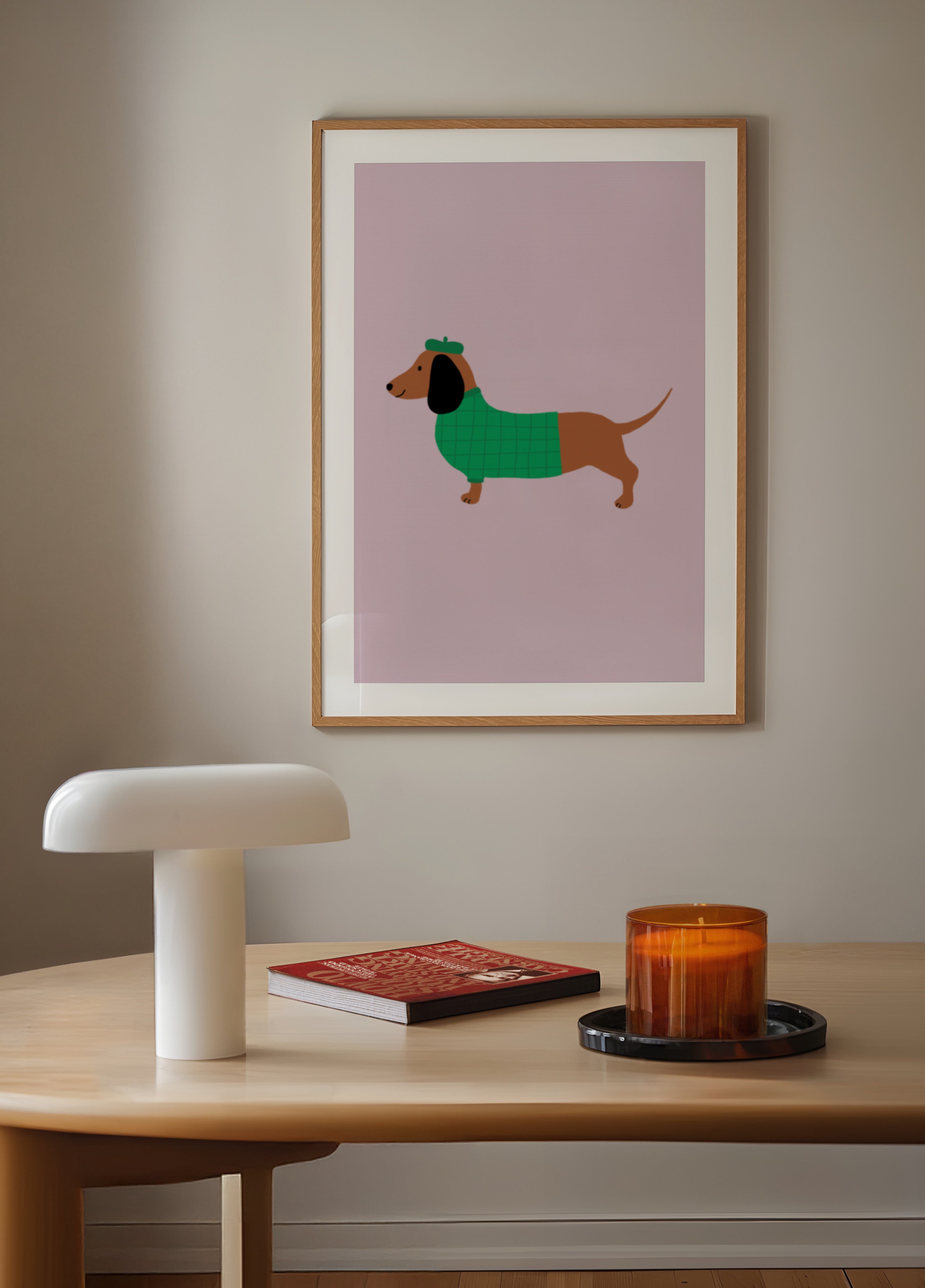 Cachorro elegante com suéter