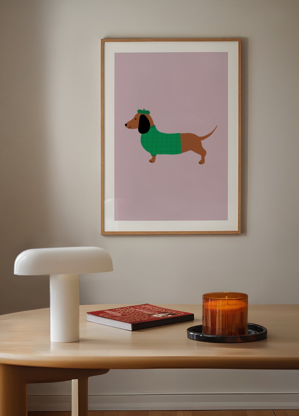 Cachorro elegante com suéter