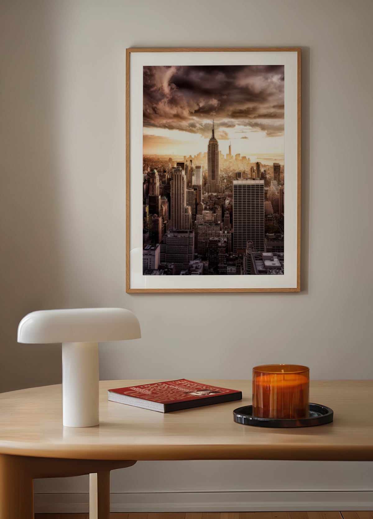 Horizonte dramático da cidade de Nova York