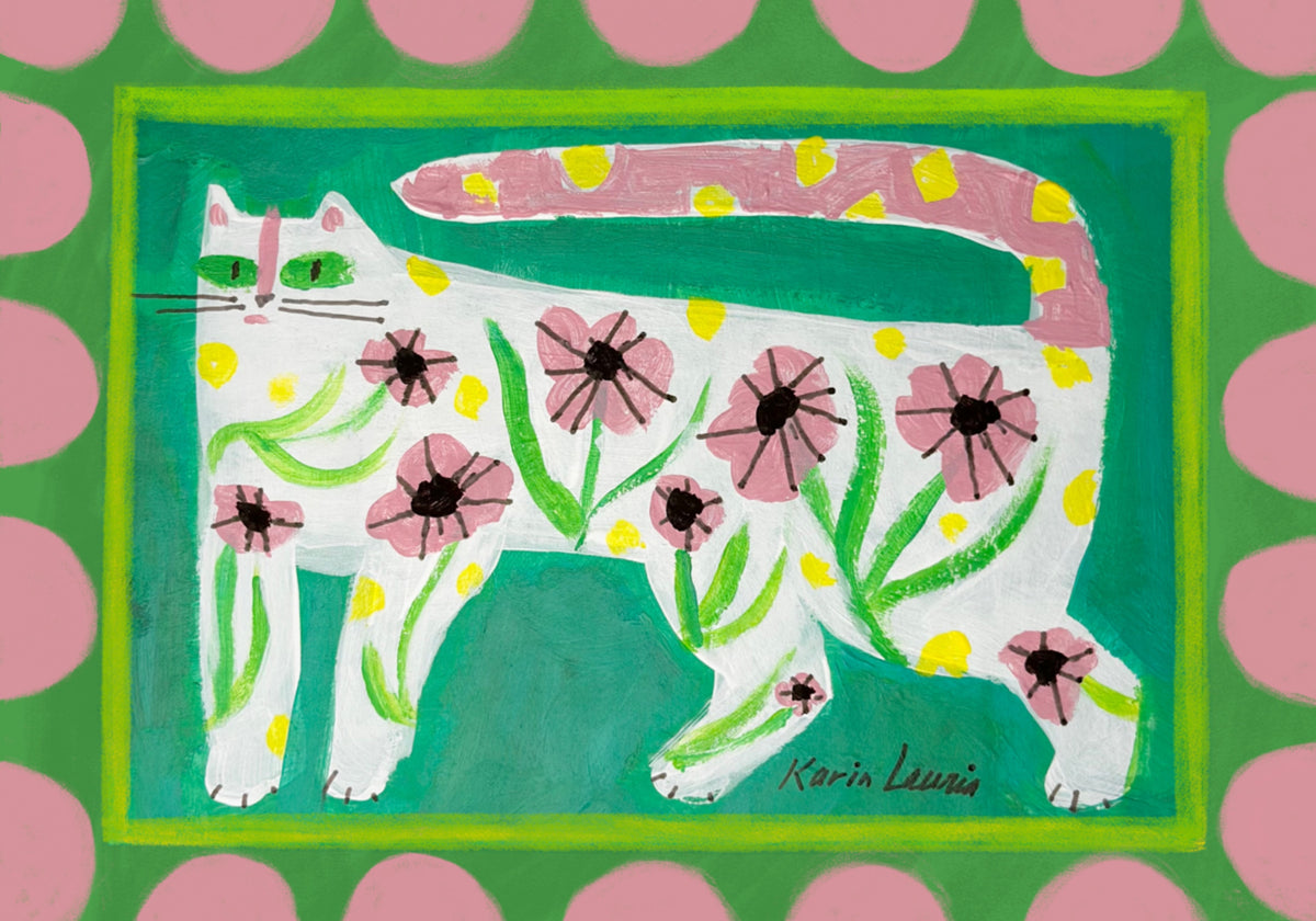 Gato Flor Excêntrico