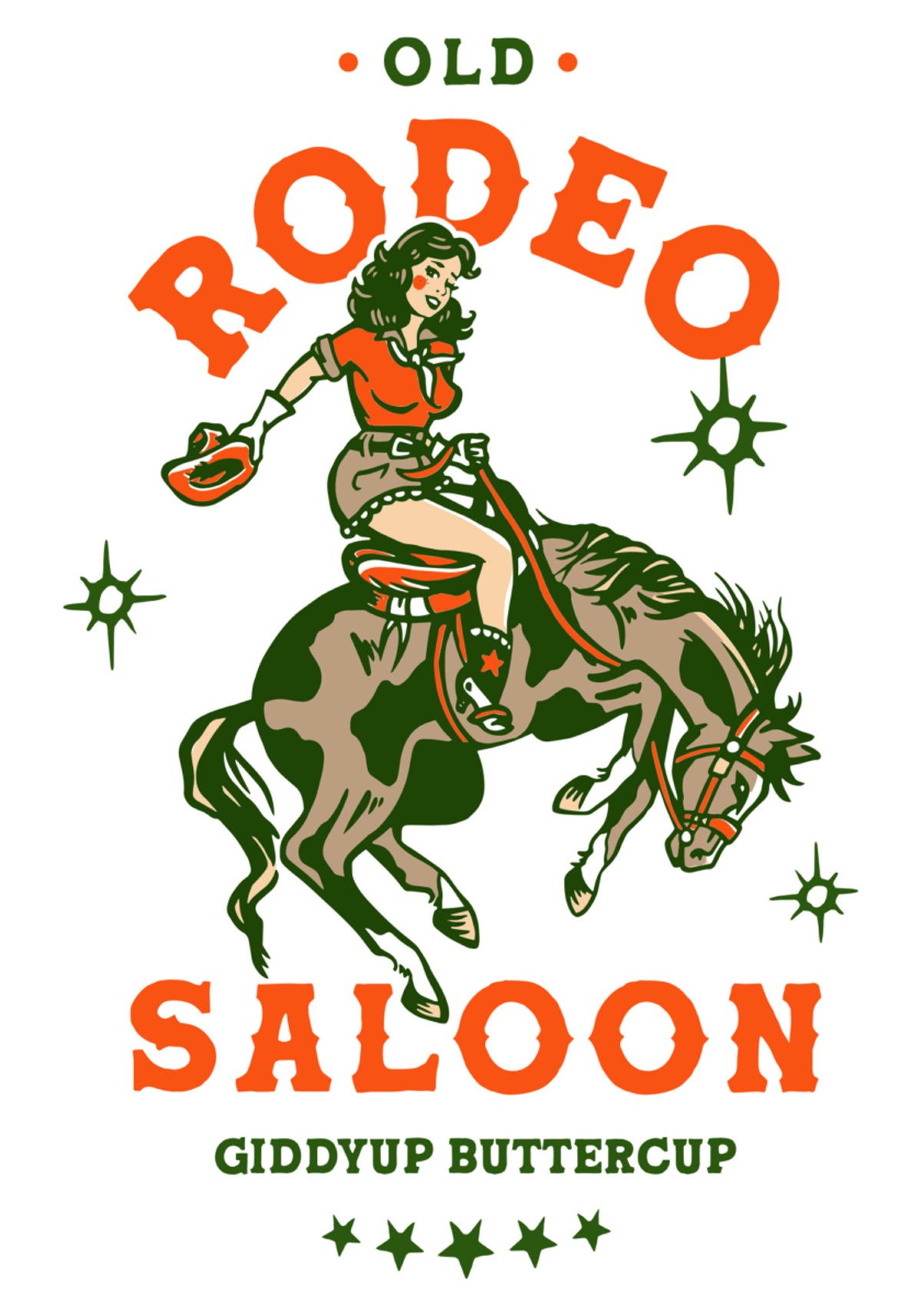 Cowgirl do Old Rodeo Saloon: Giddyup Buttercup