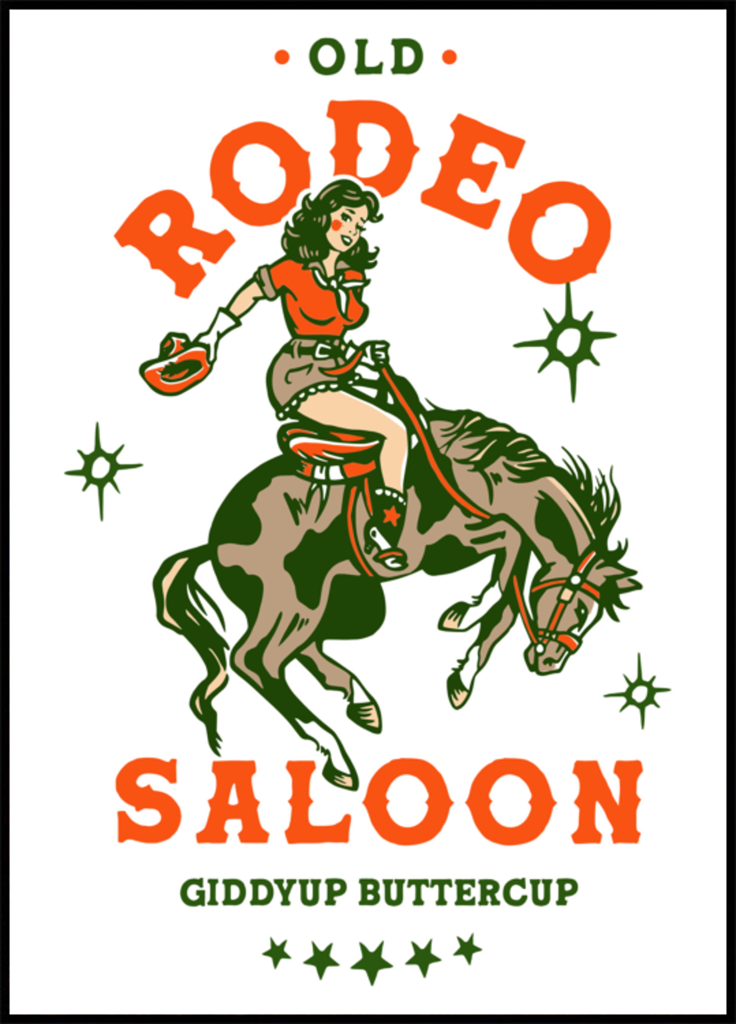 Cowgirl do Old Rodeo Saloon: Giddyup Buttercup