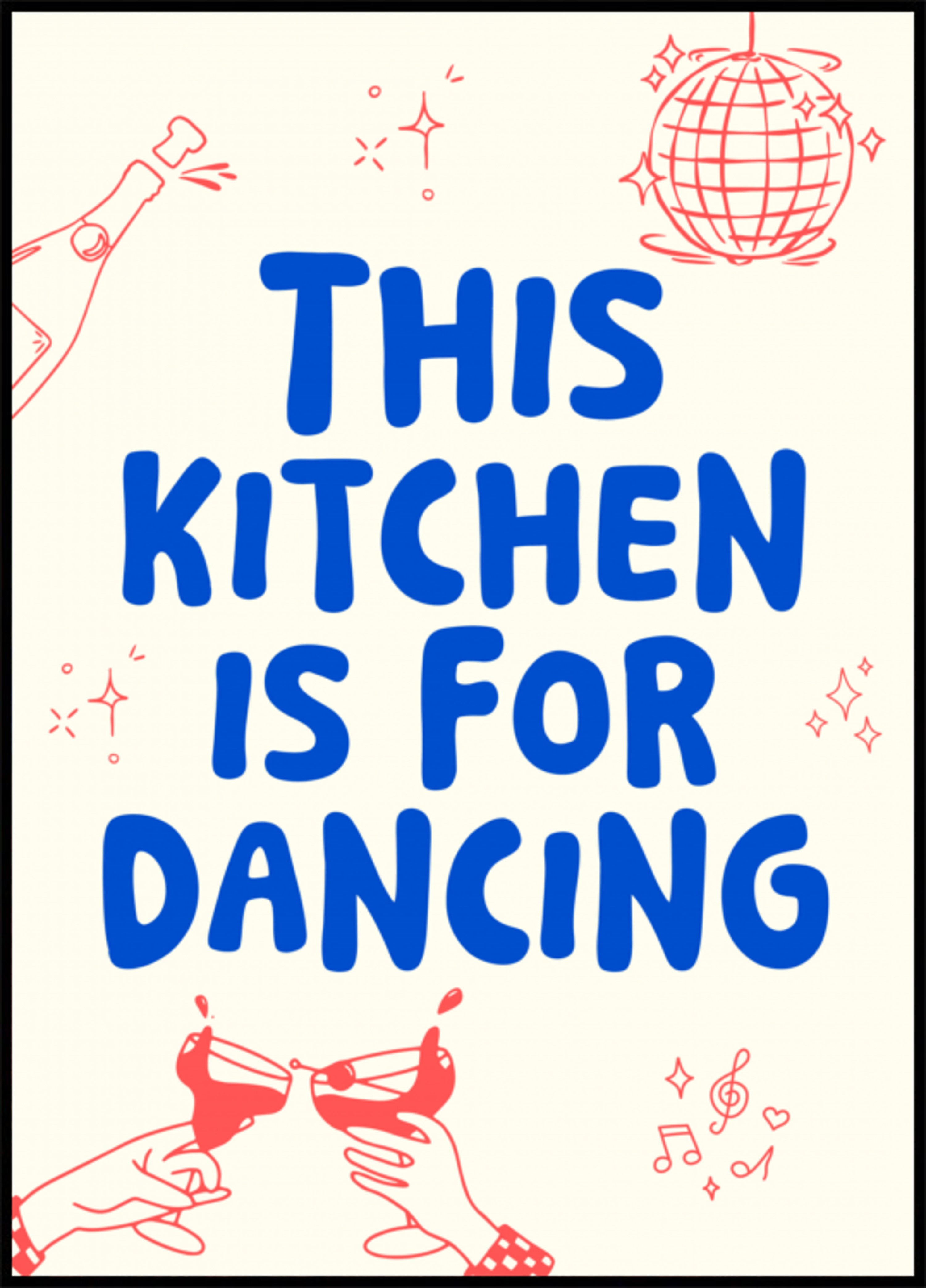 Festa dançante na cozinha