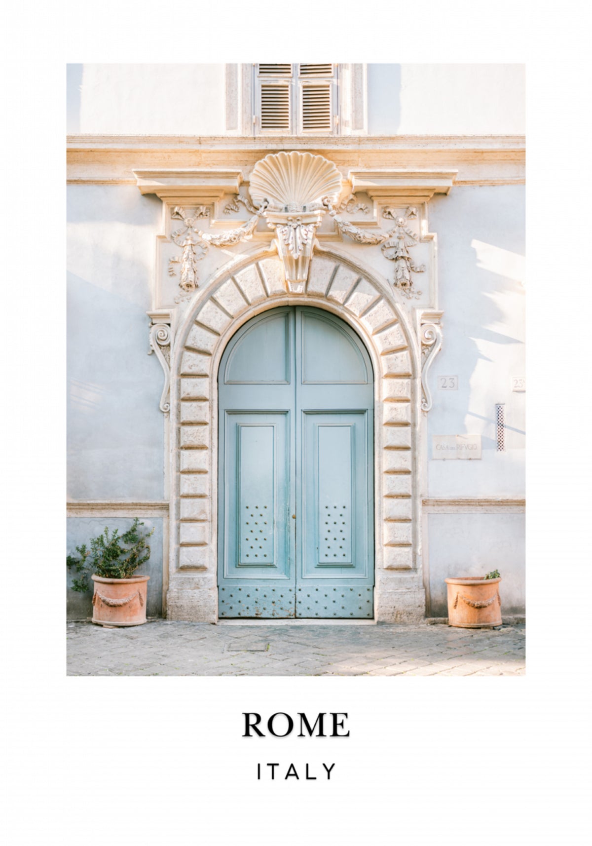 Poster de viagens de Roma Itália