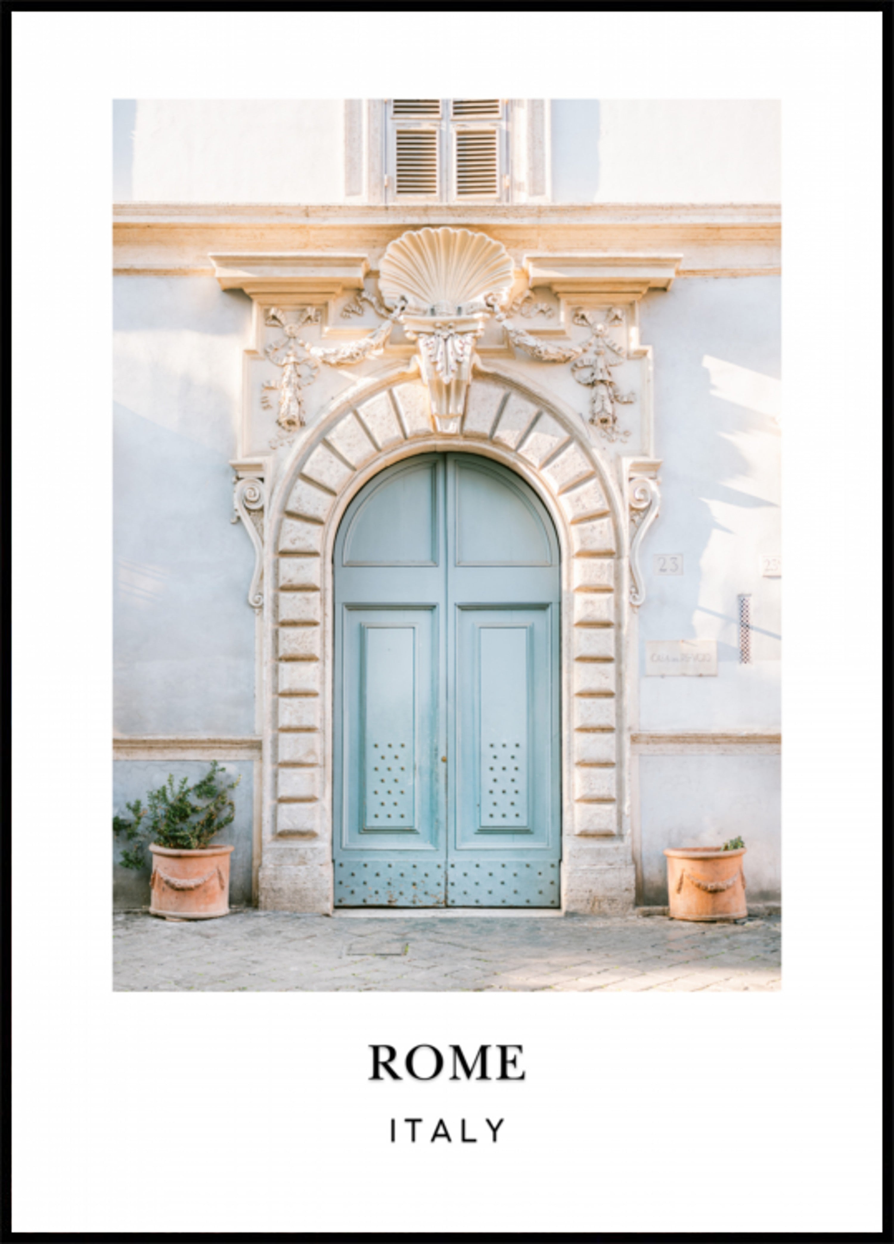 Poster de viagens de Roma Itália