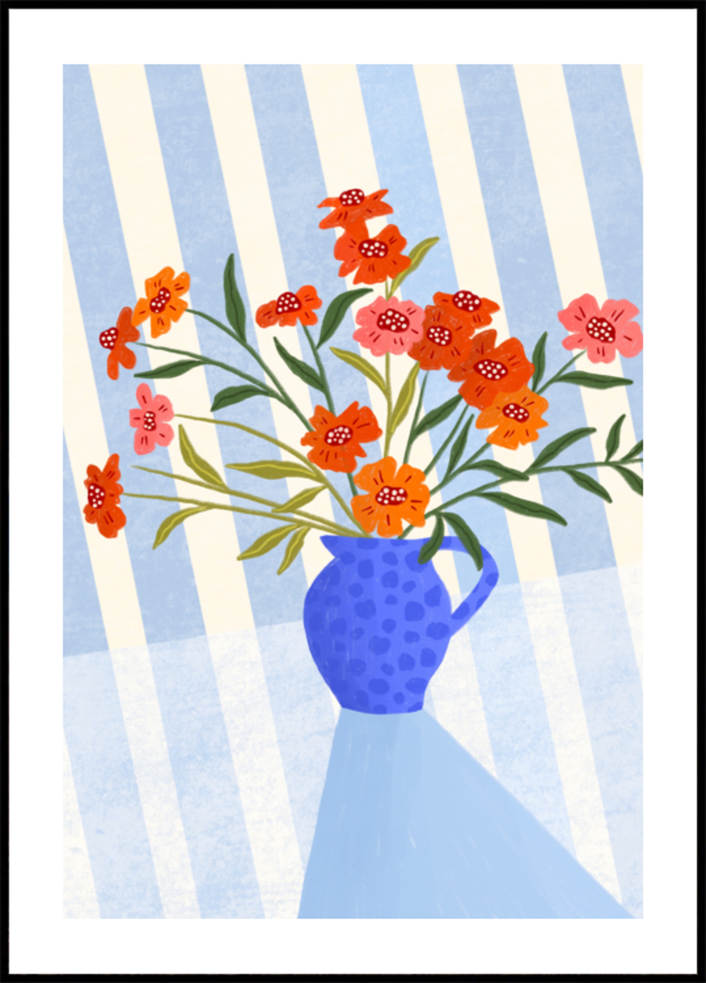 Jarro floral alegre