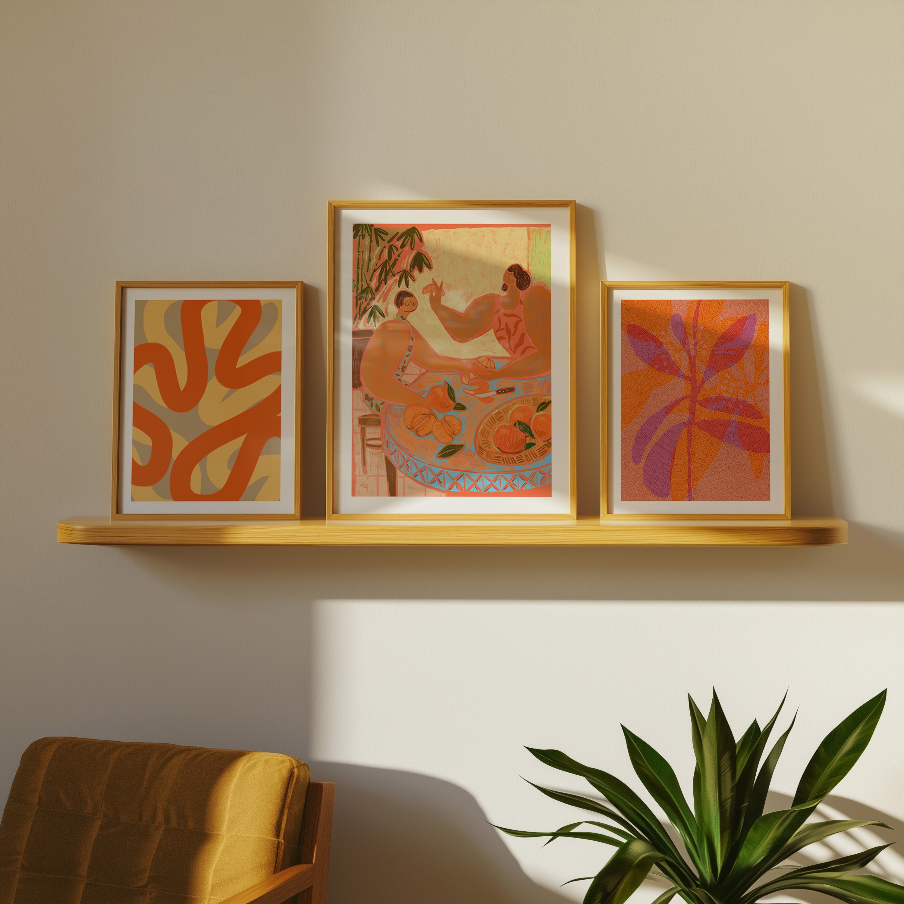 Galeria de arte abstrata Boho