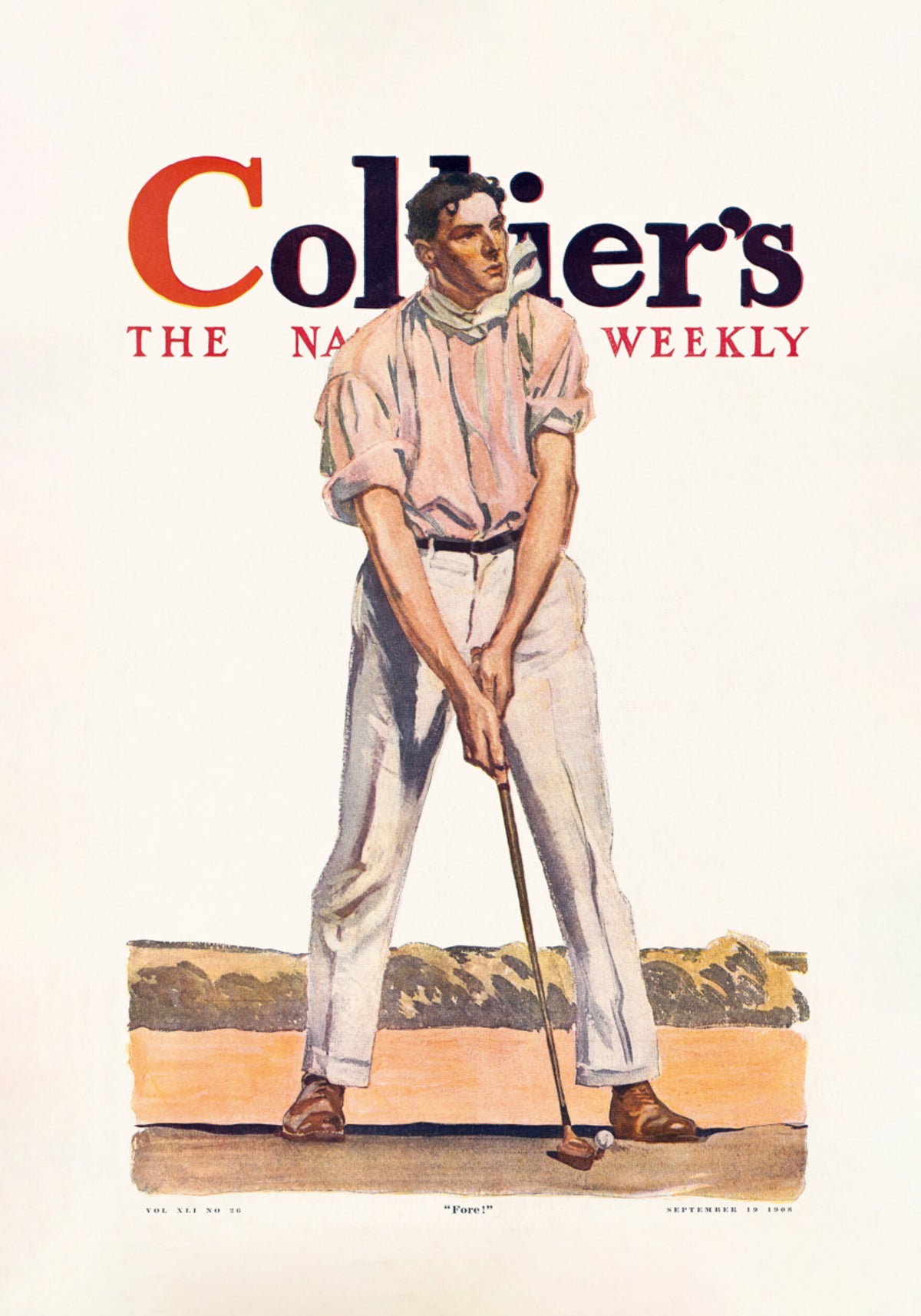 Collier's Golf (1908), Homem Vintage