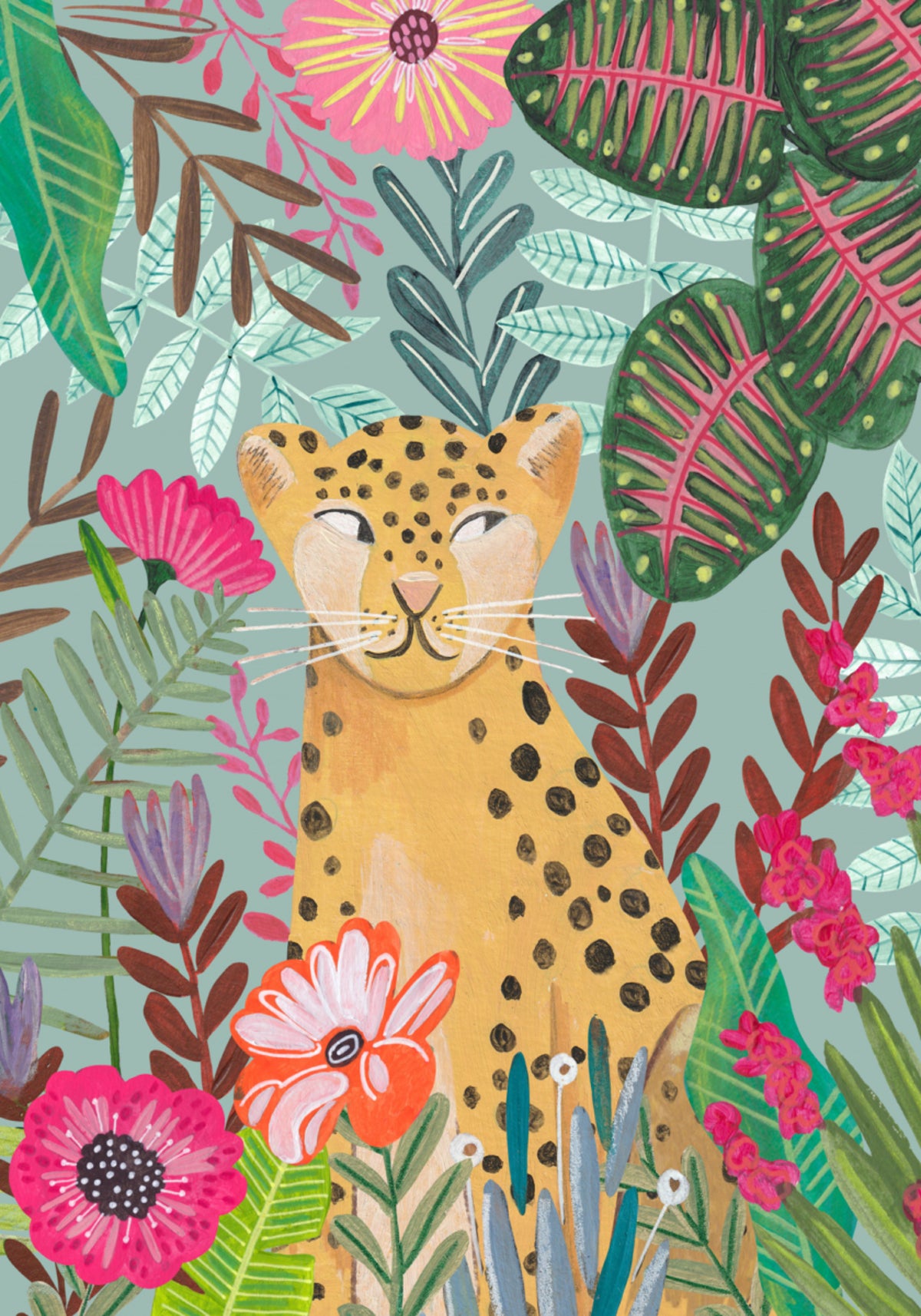 Leopardo na selva