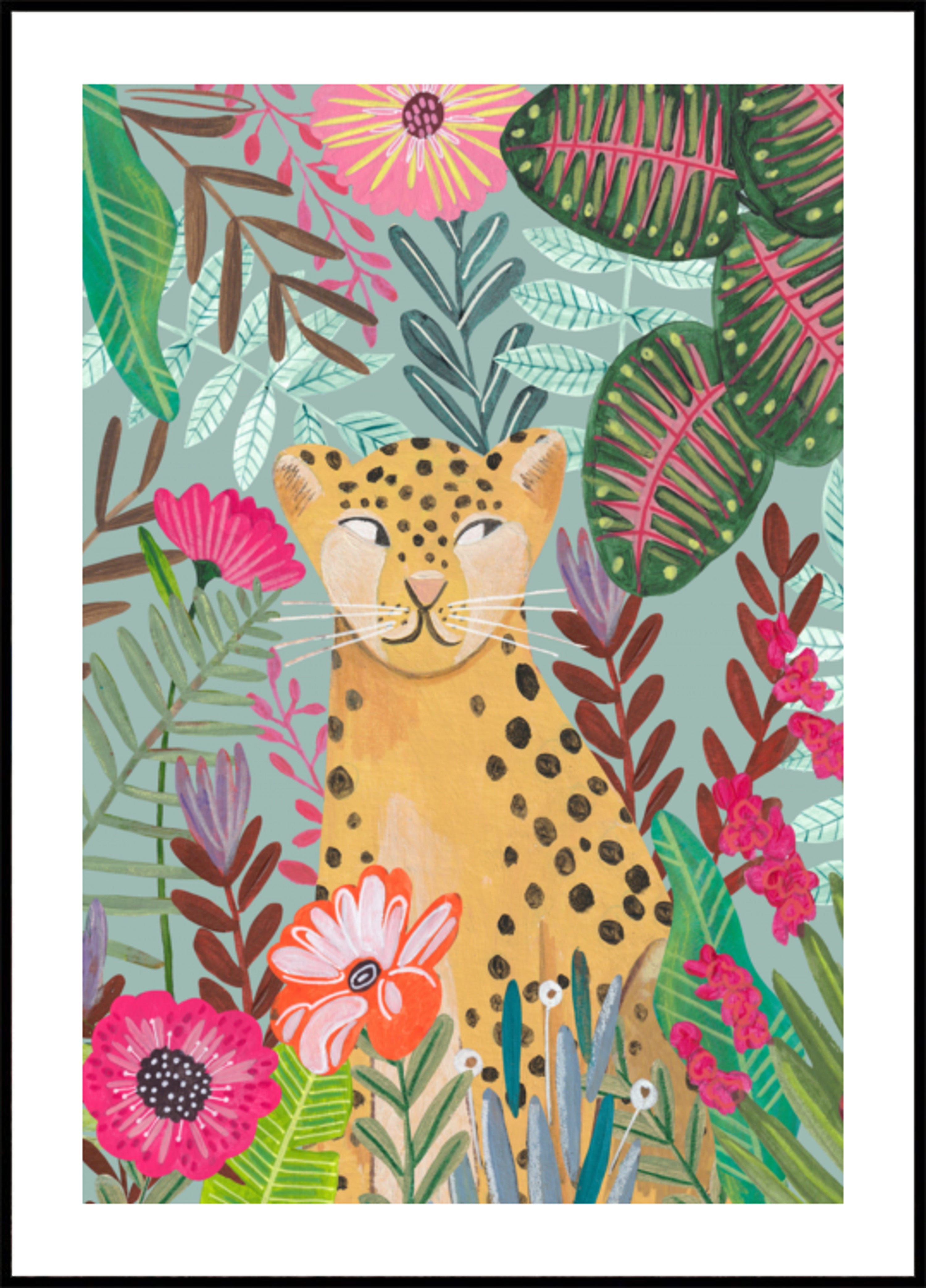 Leopardo na selva