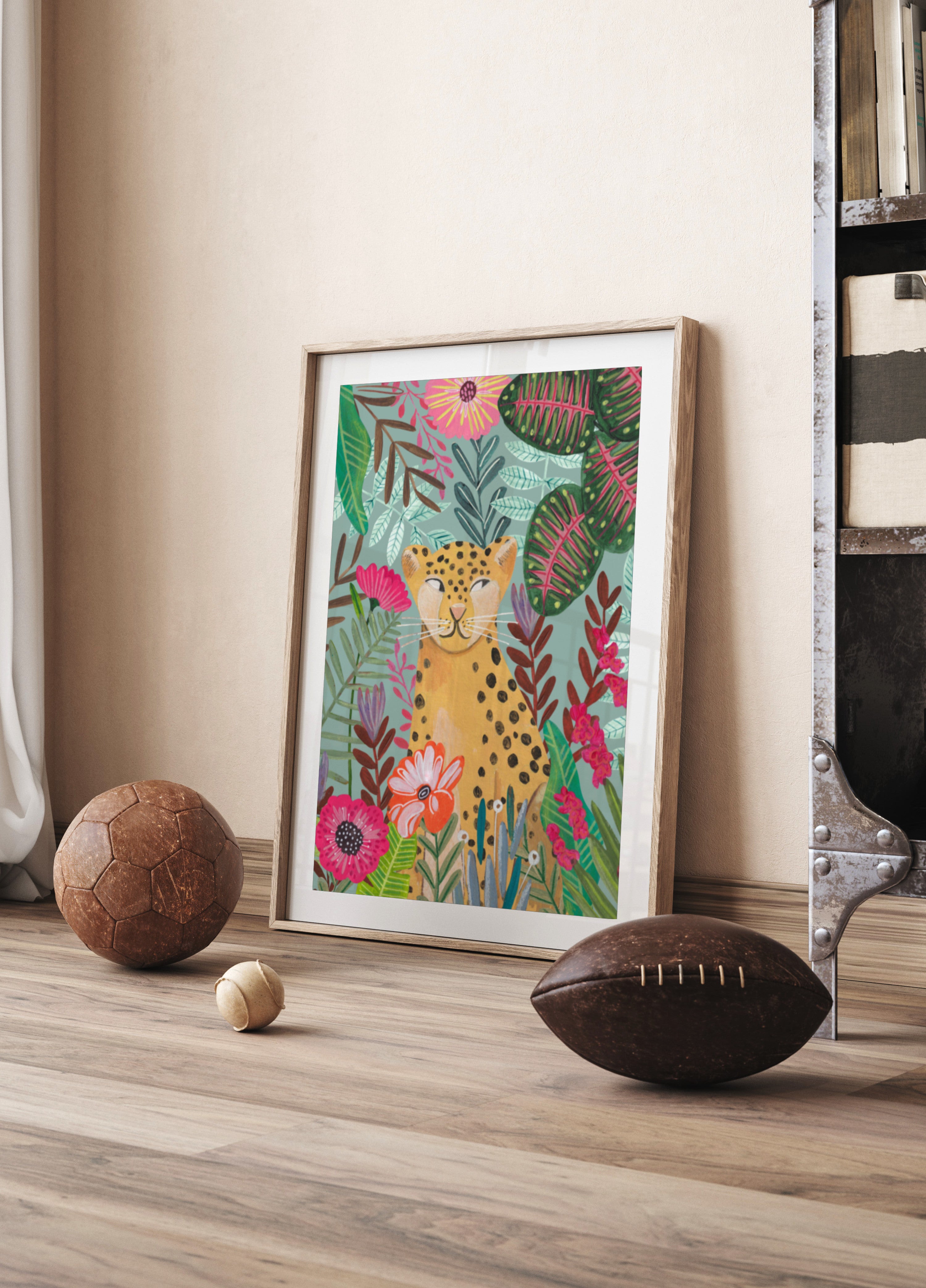 Leopardo na selva