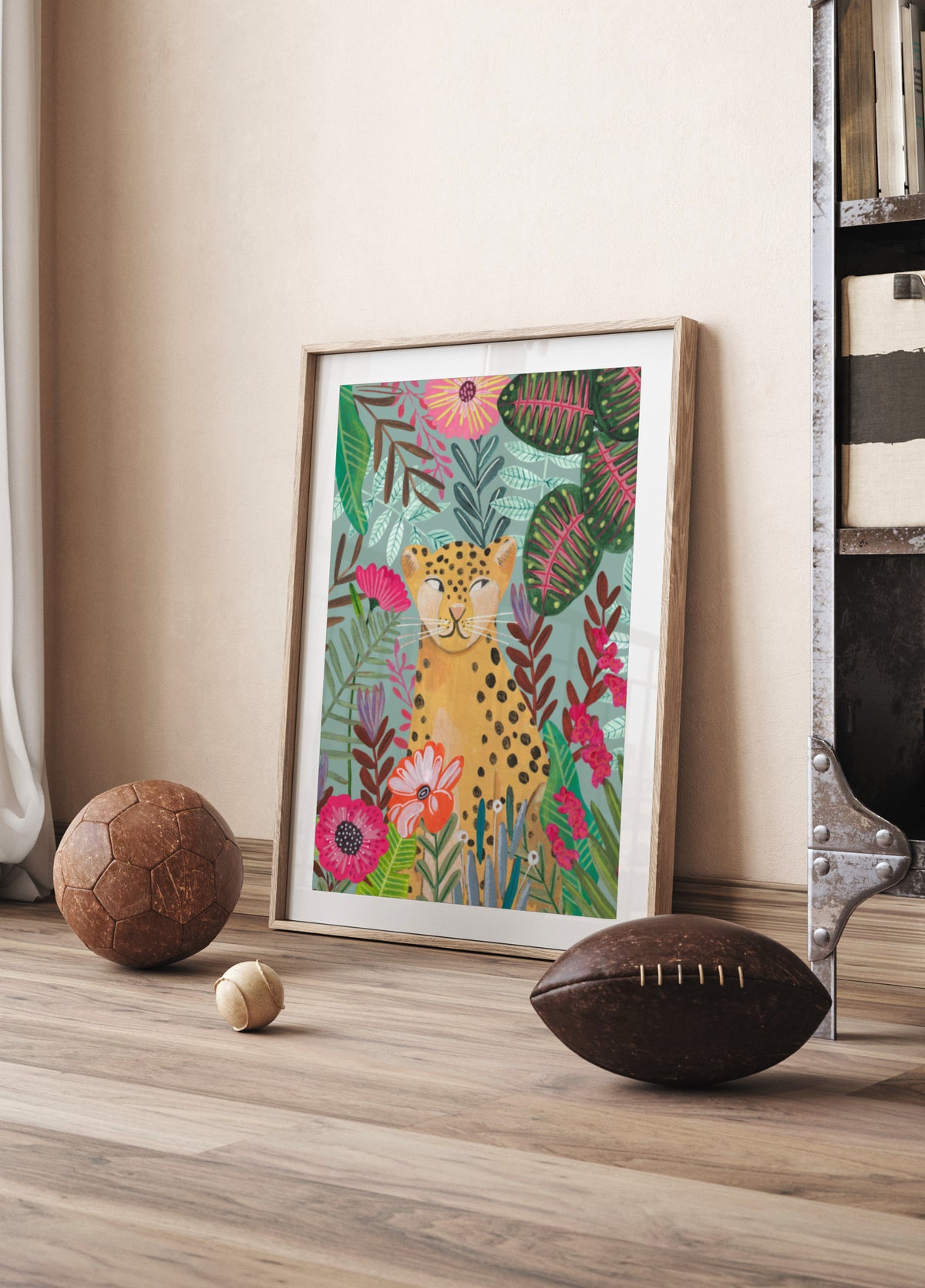 Leopardo na selva