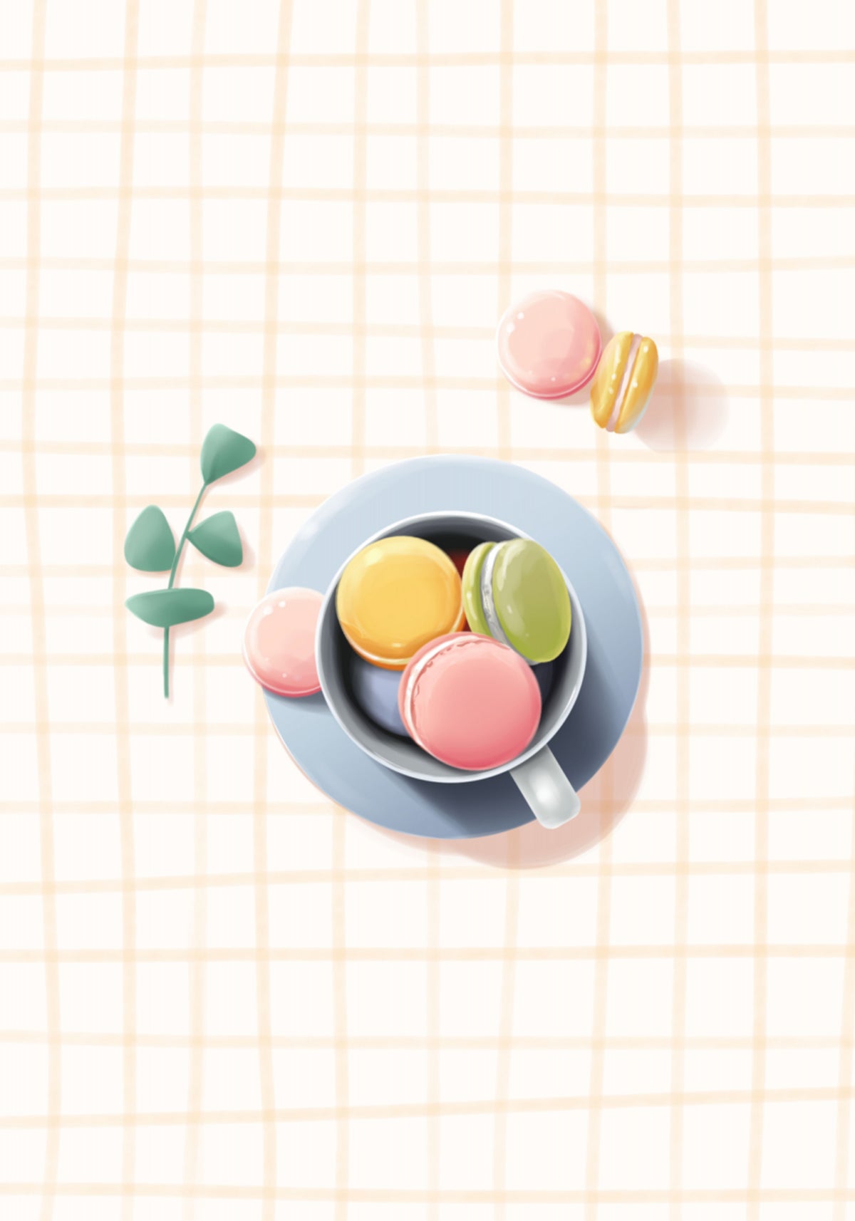 Macarons Pastel Doce