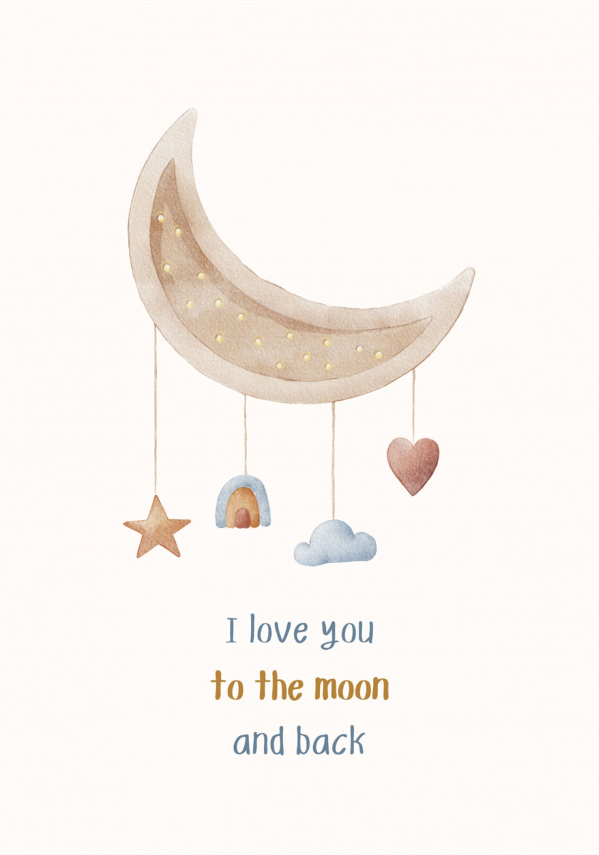 Citação de amor de lua sonhadora