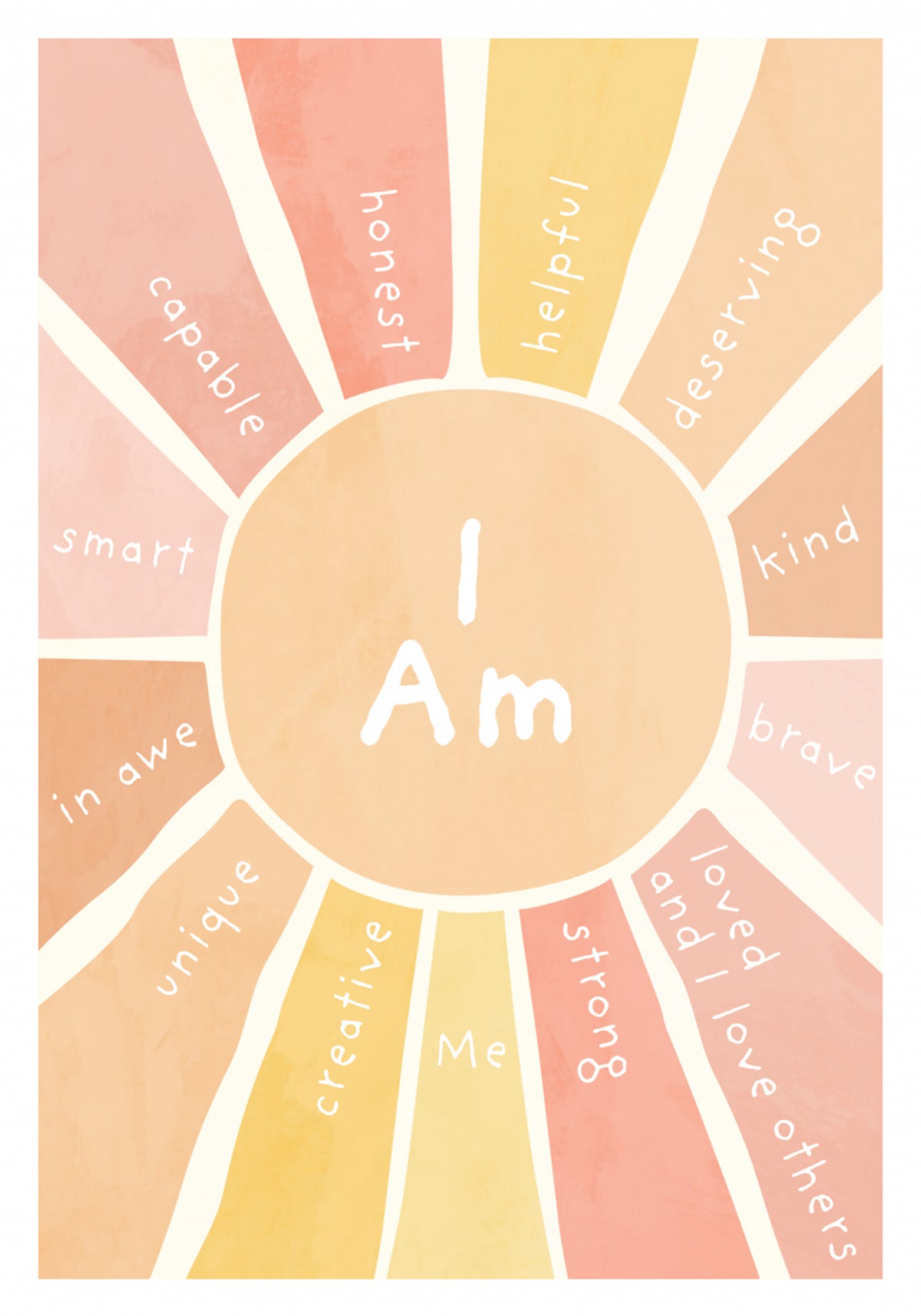 Afirmações Positivas Sunburst