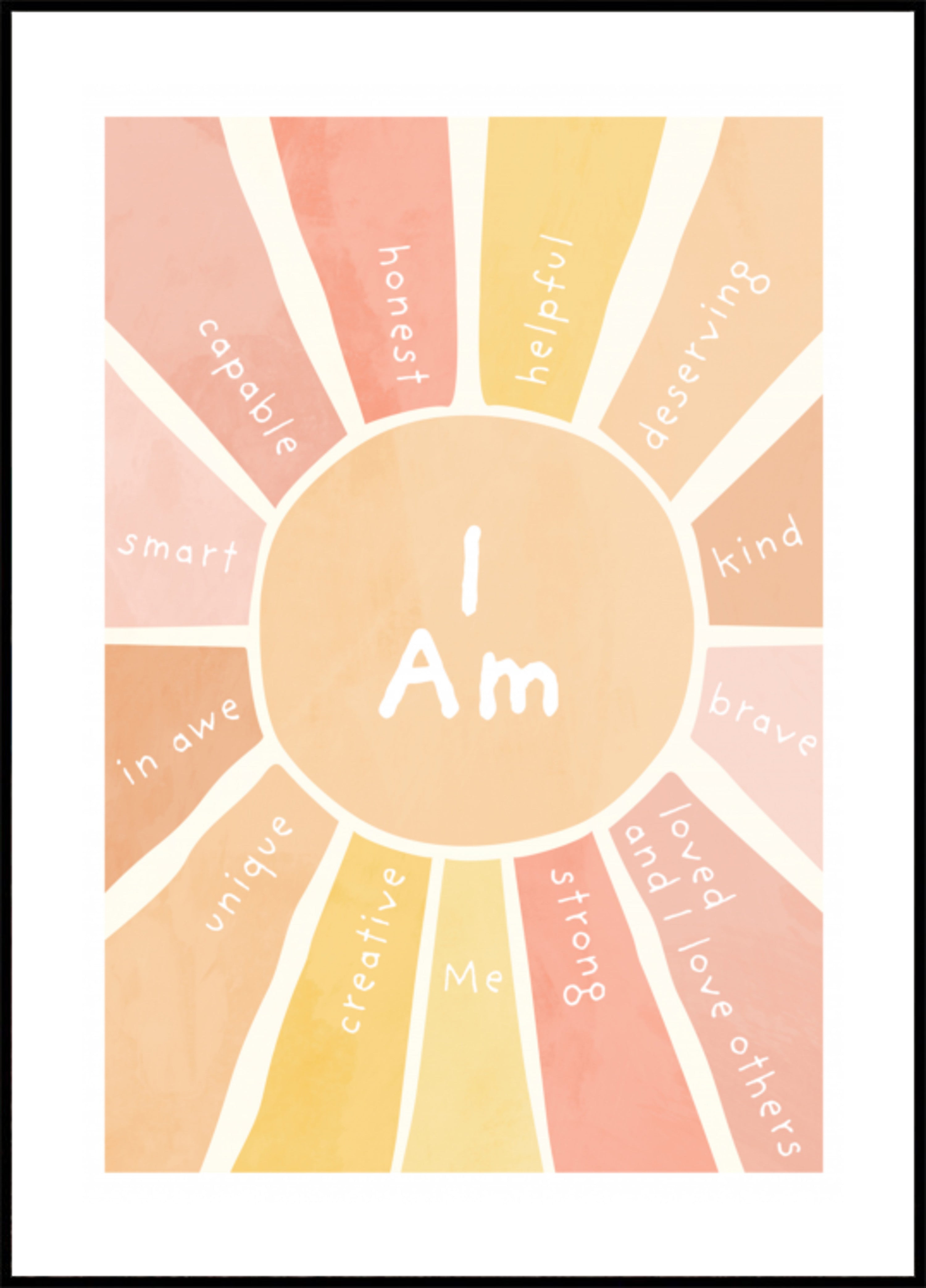 Afirmações Positivas Sunburst
