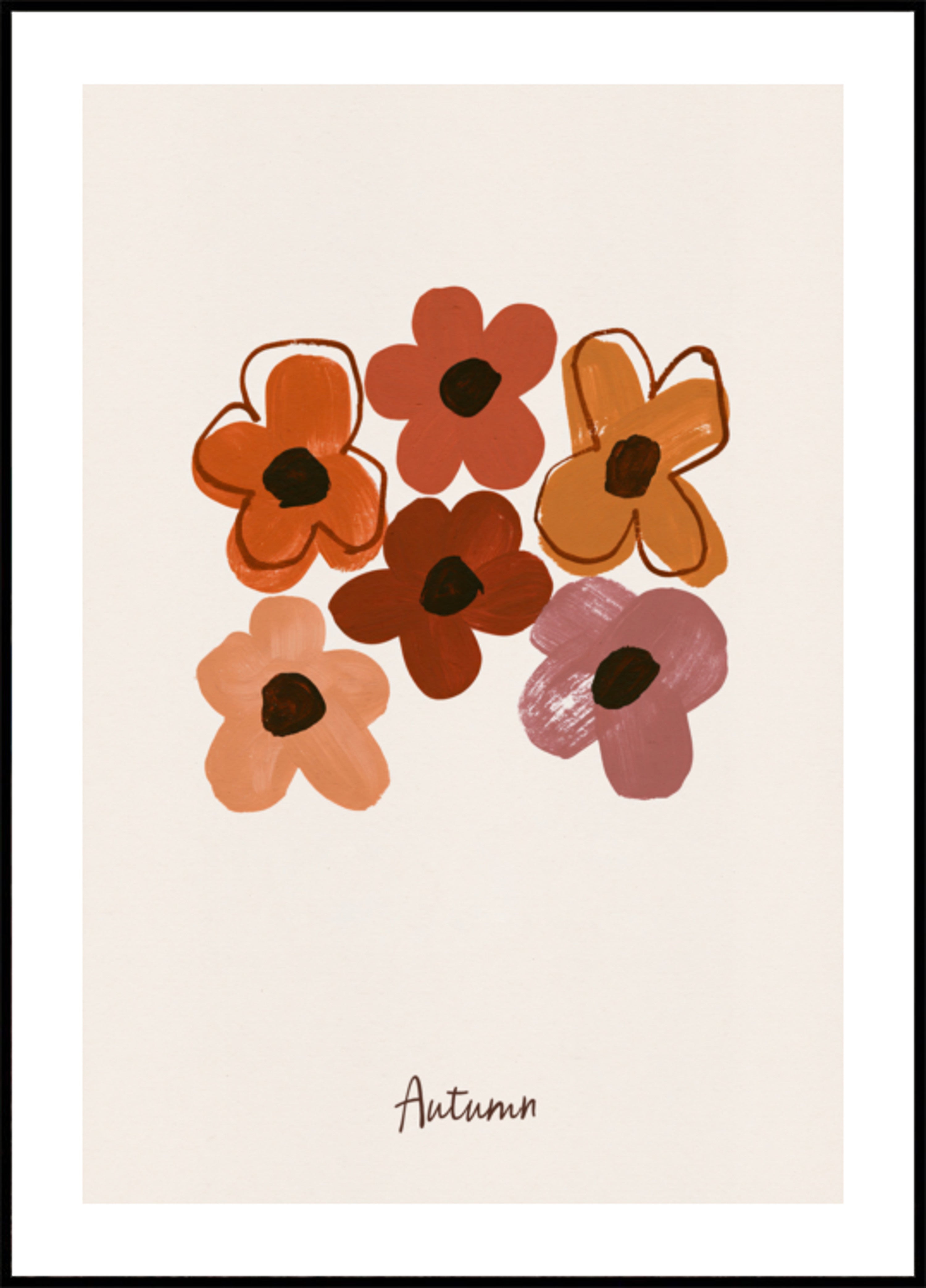 Flores quentes de outono