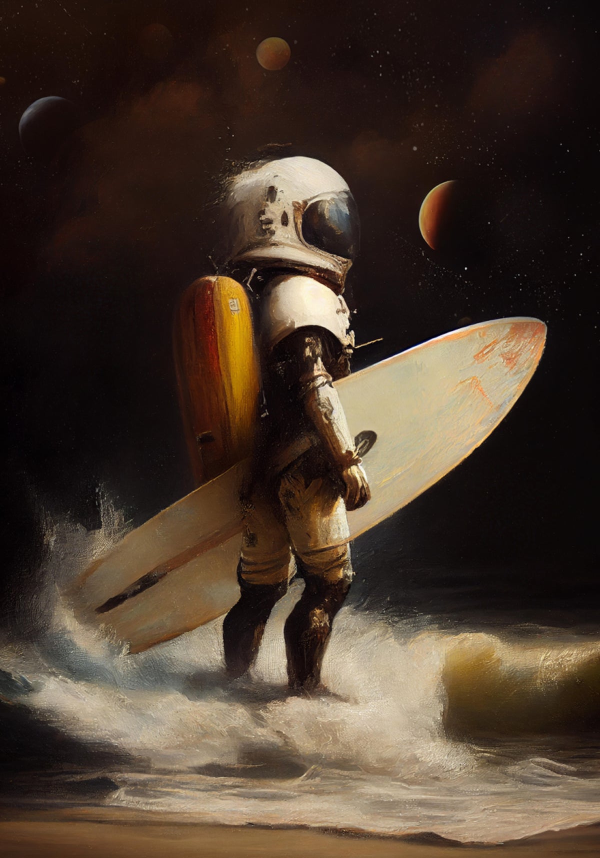 Meu dia de surf espacial