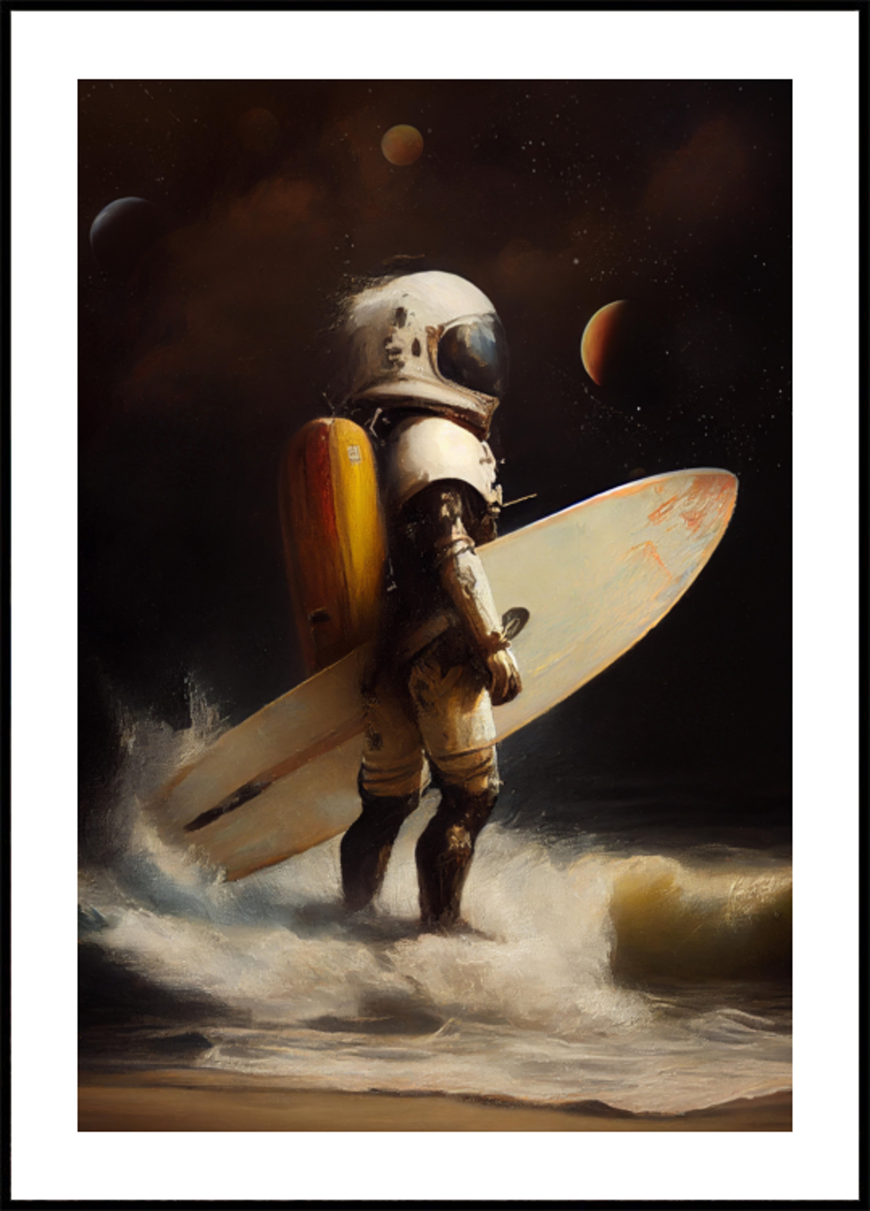 Meu dia de surf espacial