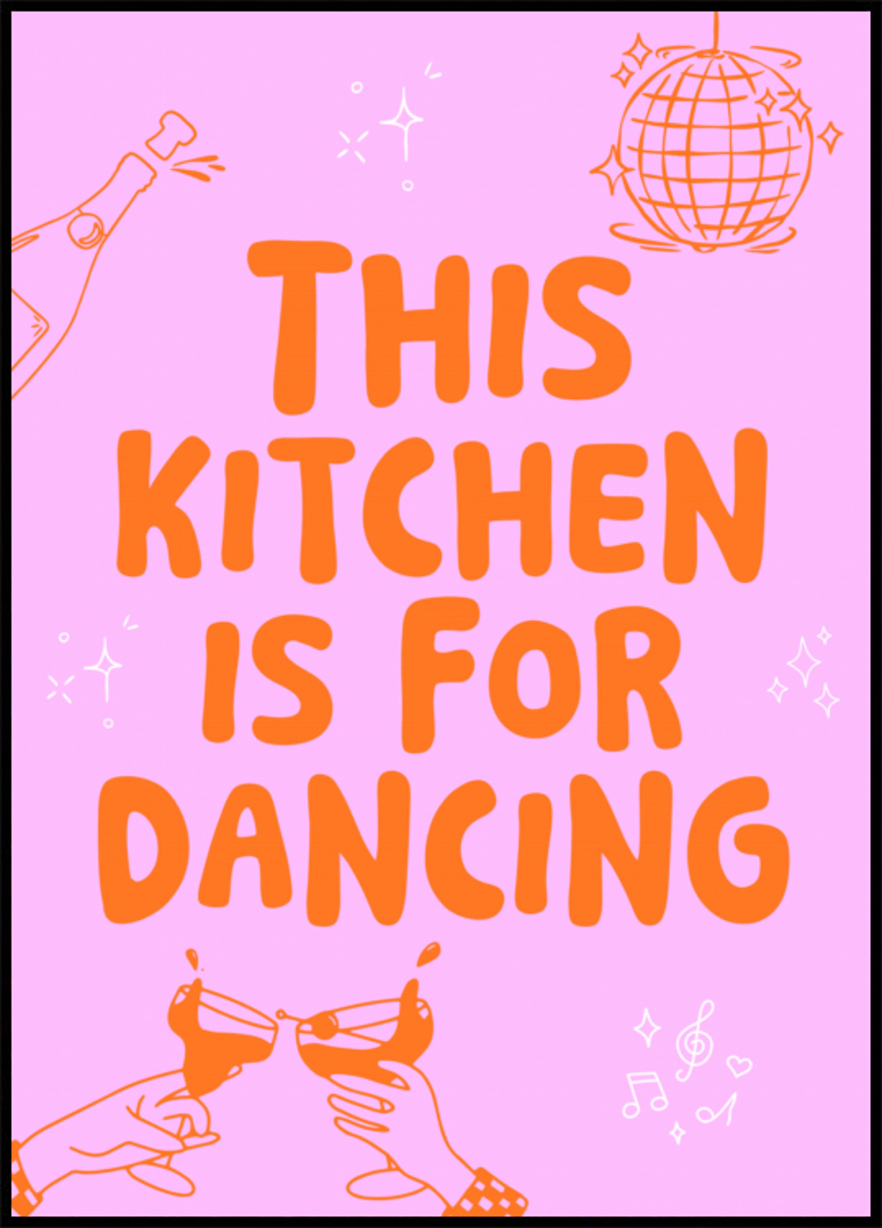 Festa de dança na cozinha