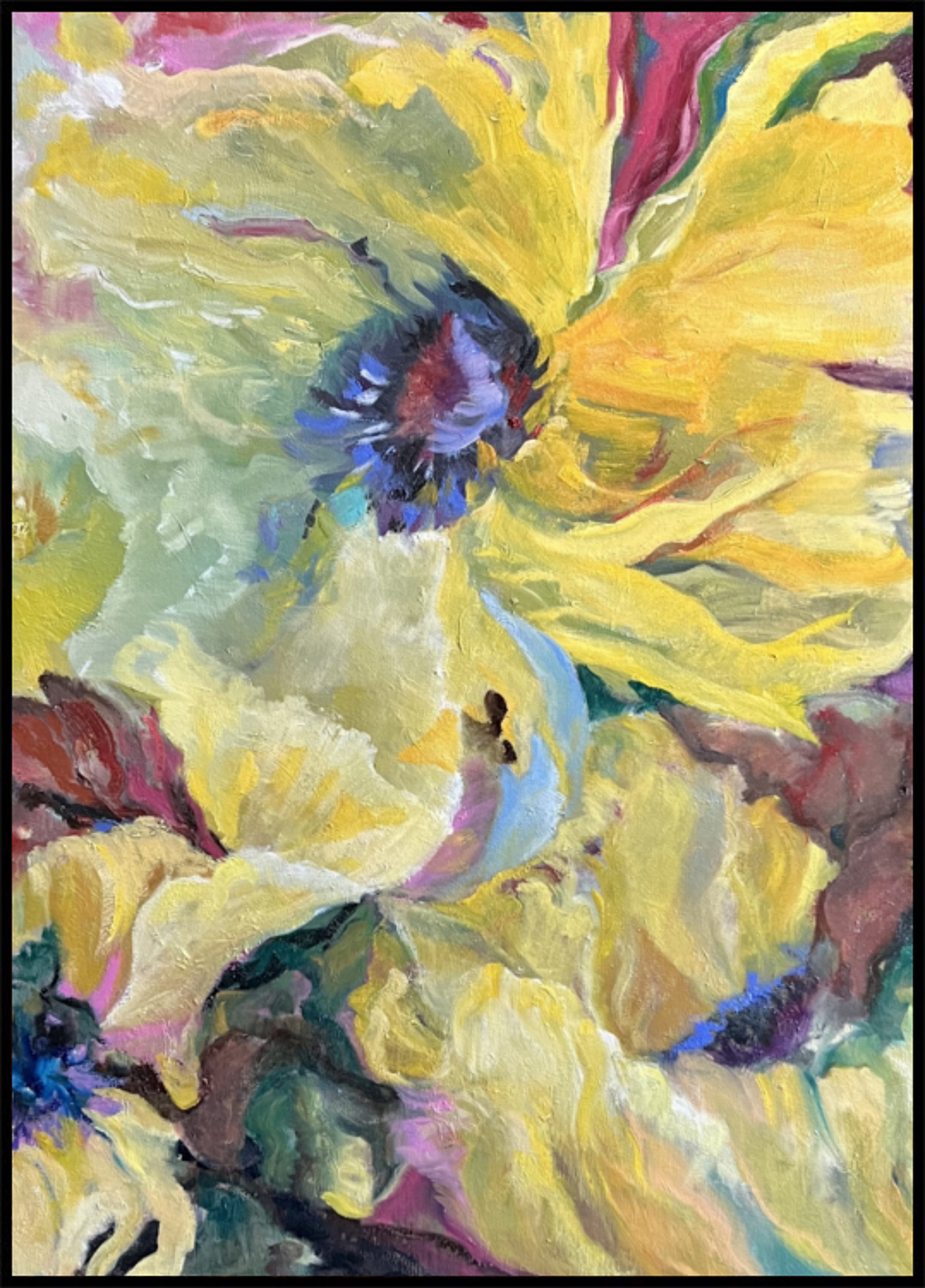 Flores amarelas vibrantes