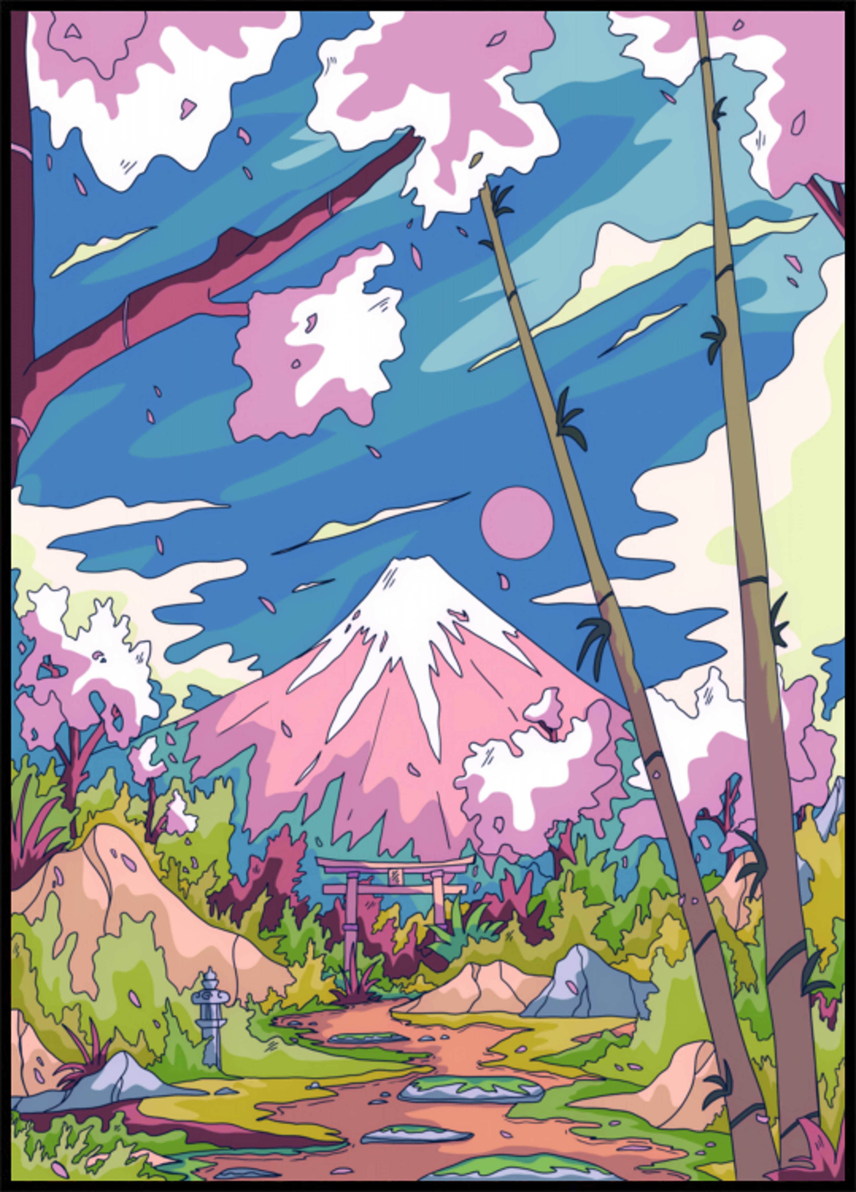 Caminho da Cereja do Monte Fuji