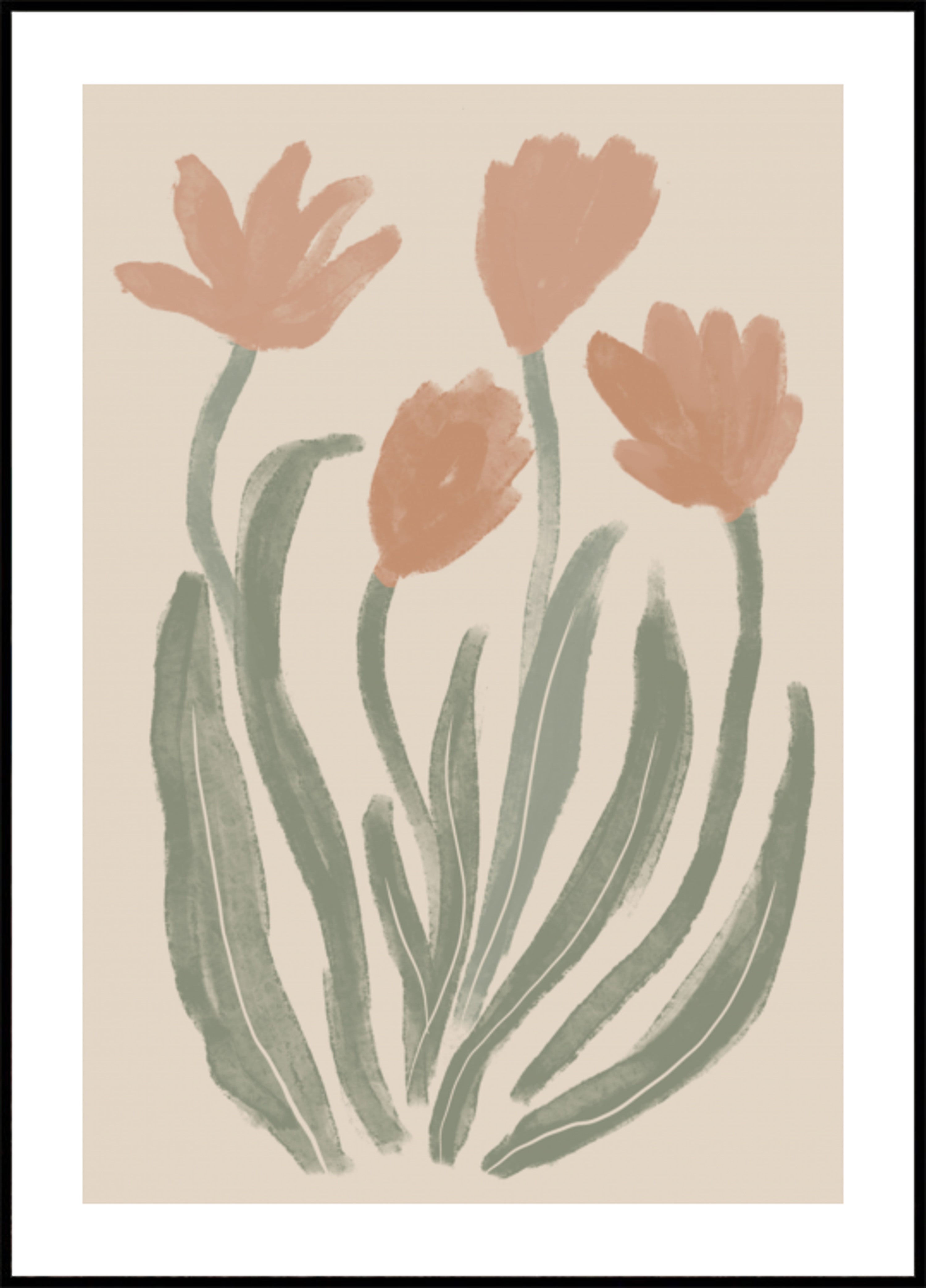 Flores suaves de pêssego