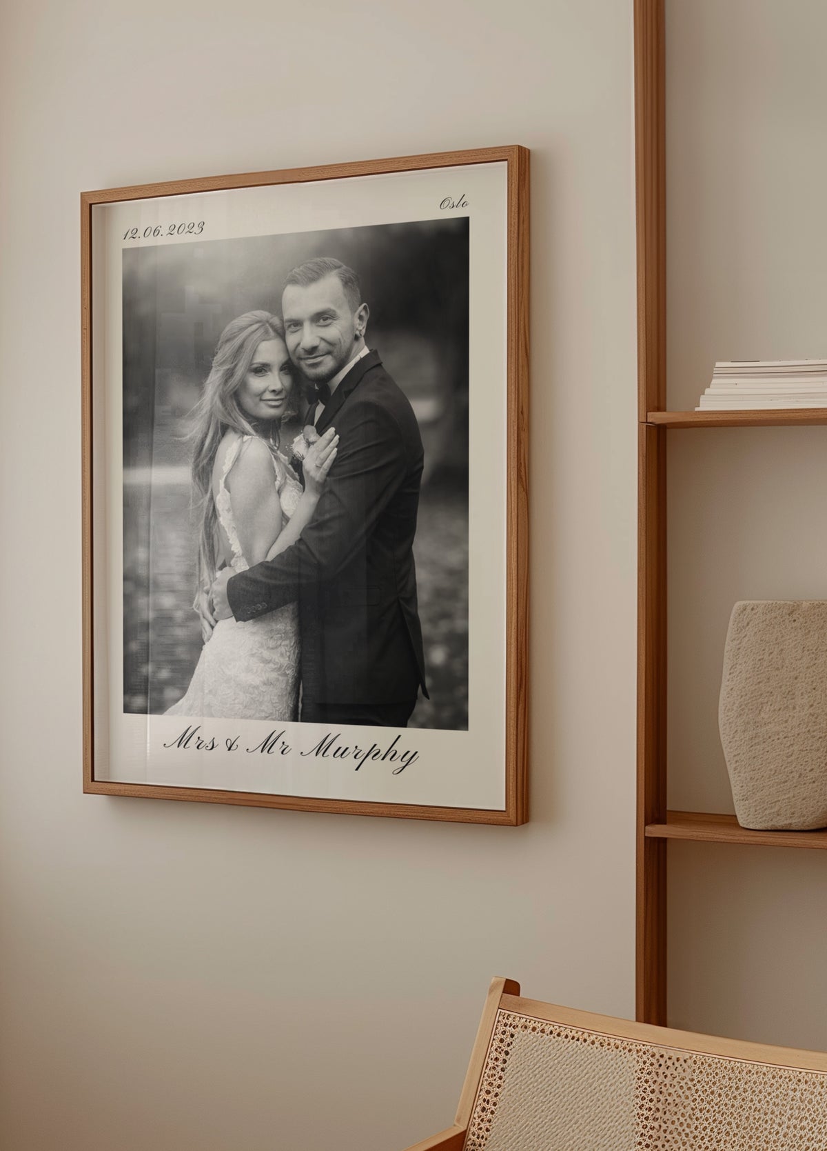 Retrato de casamento personalizado