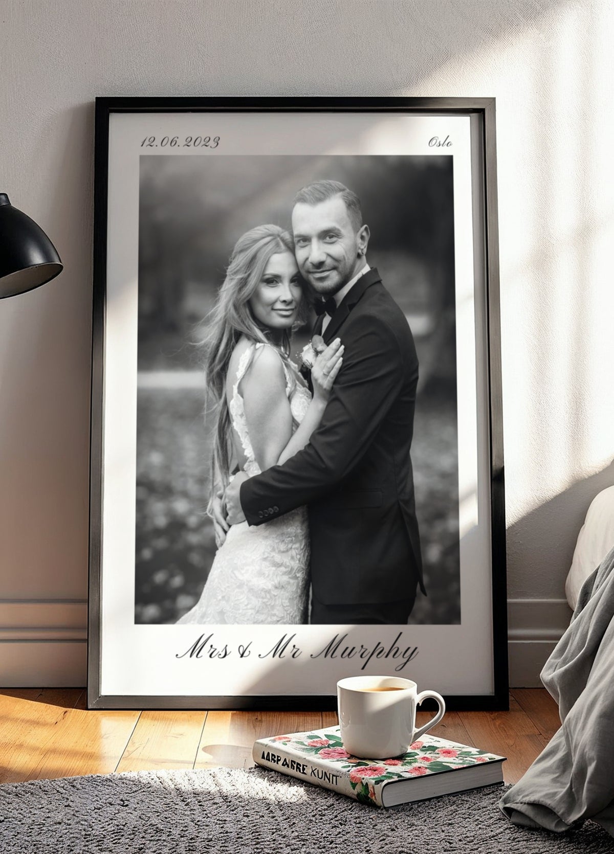 Retrato de casamento personalizado