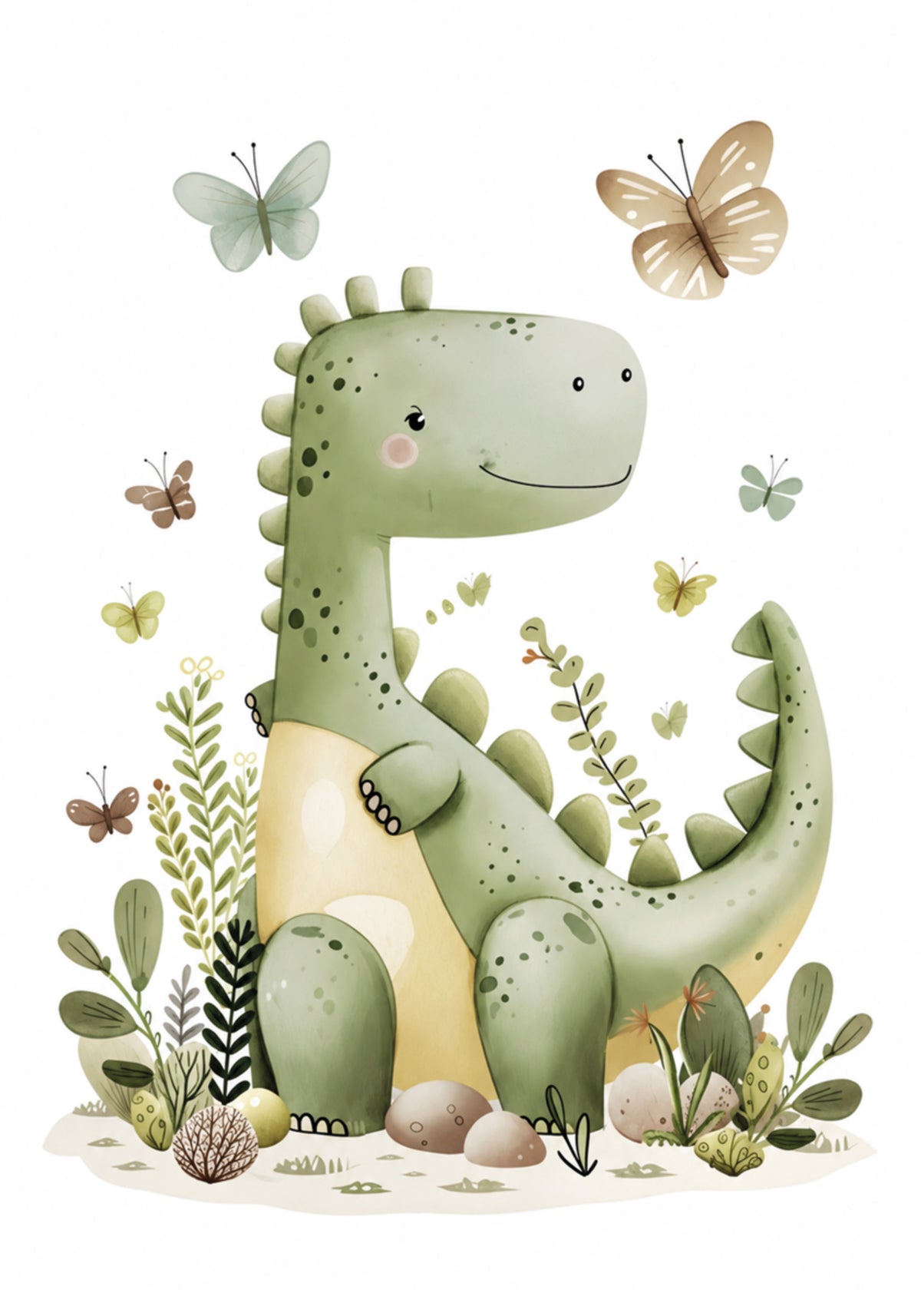 Berçário de dinossauros fofos