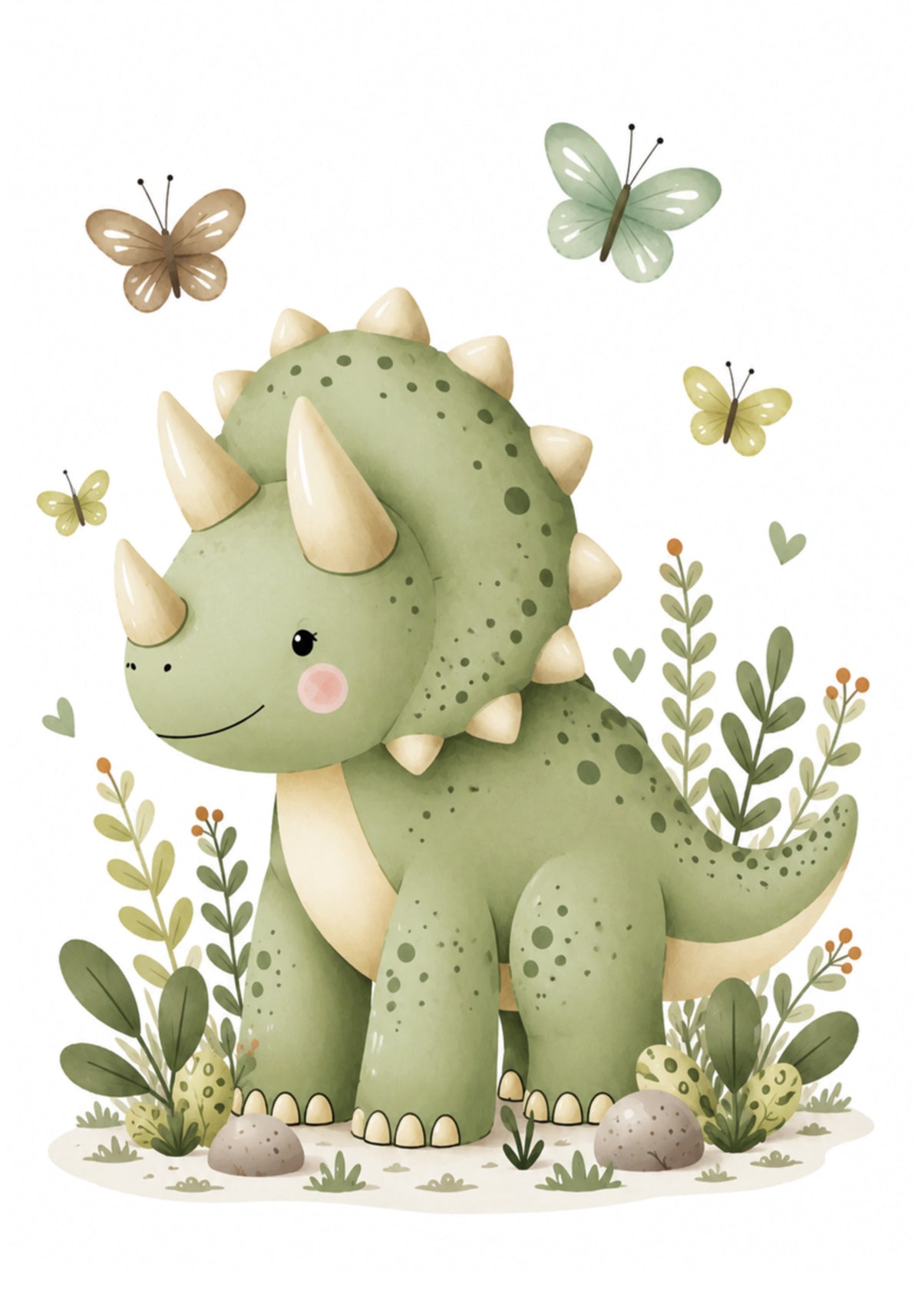 Berçário de dinossauros fofos