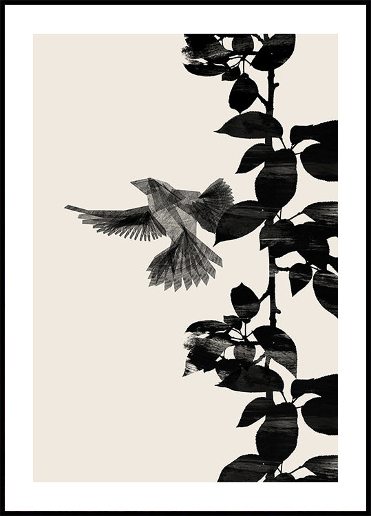 Bird Botanical a 20x30 Plakat - Posterbox