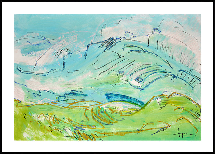 Whimsical Hillscape - Posterbox
