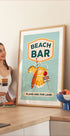 Beach Bar Summer Tropical Cocktail Bar Art (NEW) - Posterbox