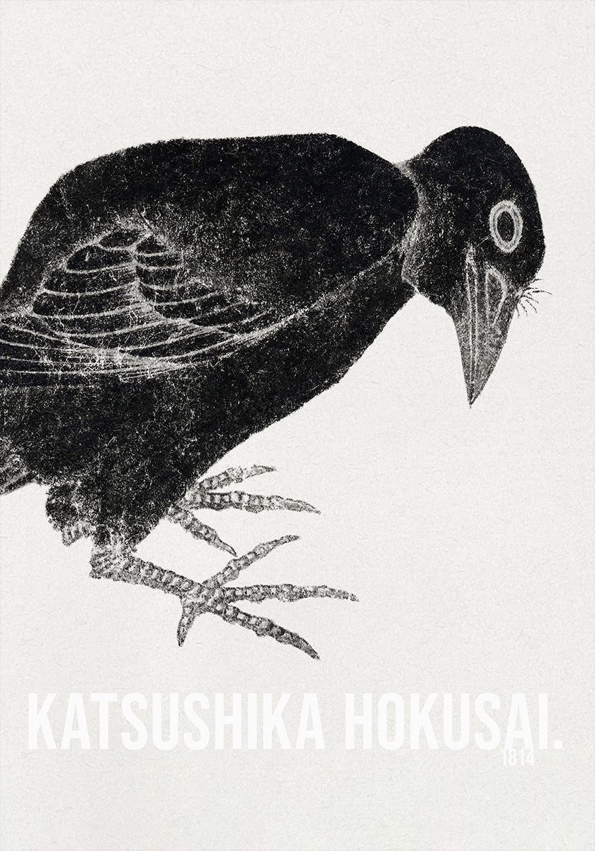 Katsushika Hokusai's Bird 1814 (NEW) - Posterbox
