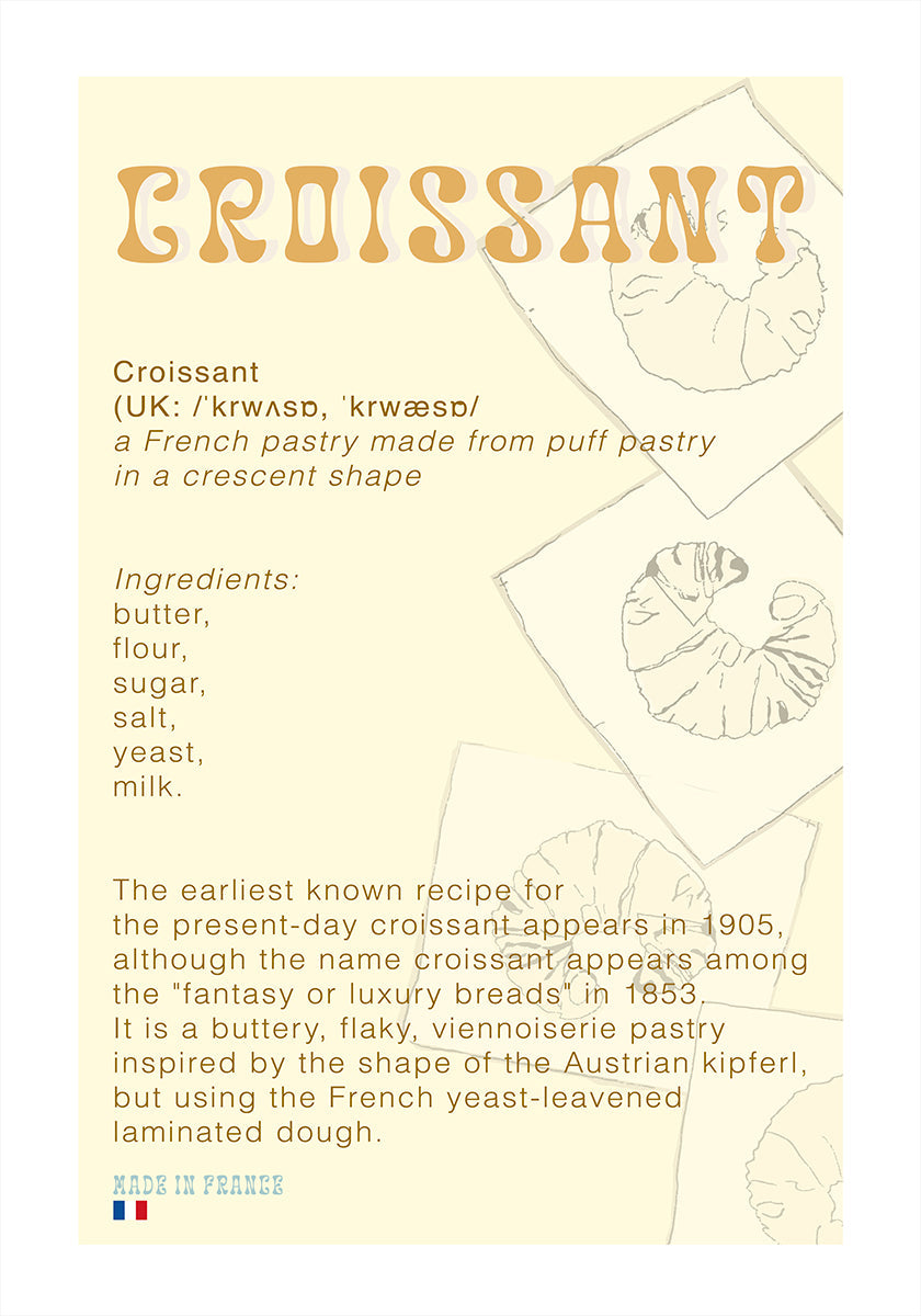 Croissant Coffee (NEW) - Posterbox