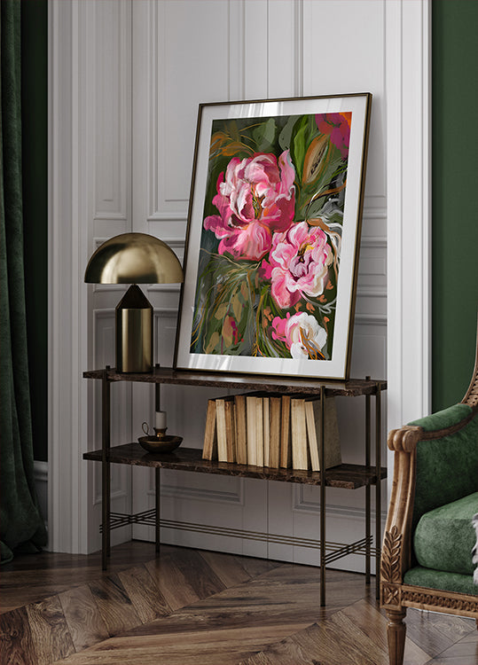 Expressive Pink Peonies (NEW) - Posterbox