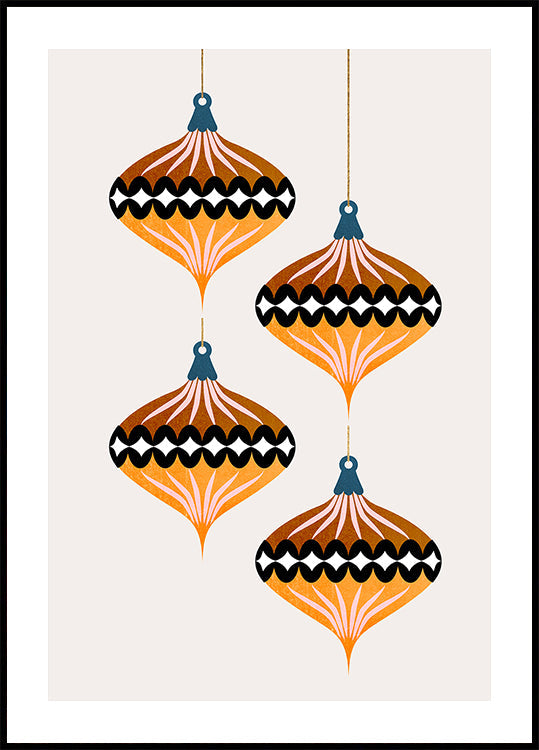 Christmas Balls (vers.1) Plakat - Posterbox